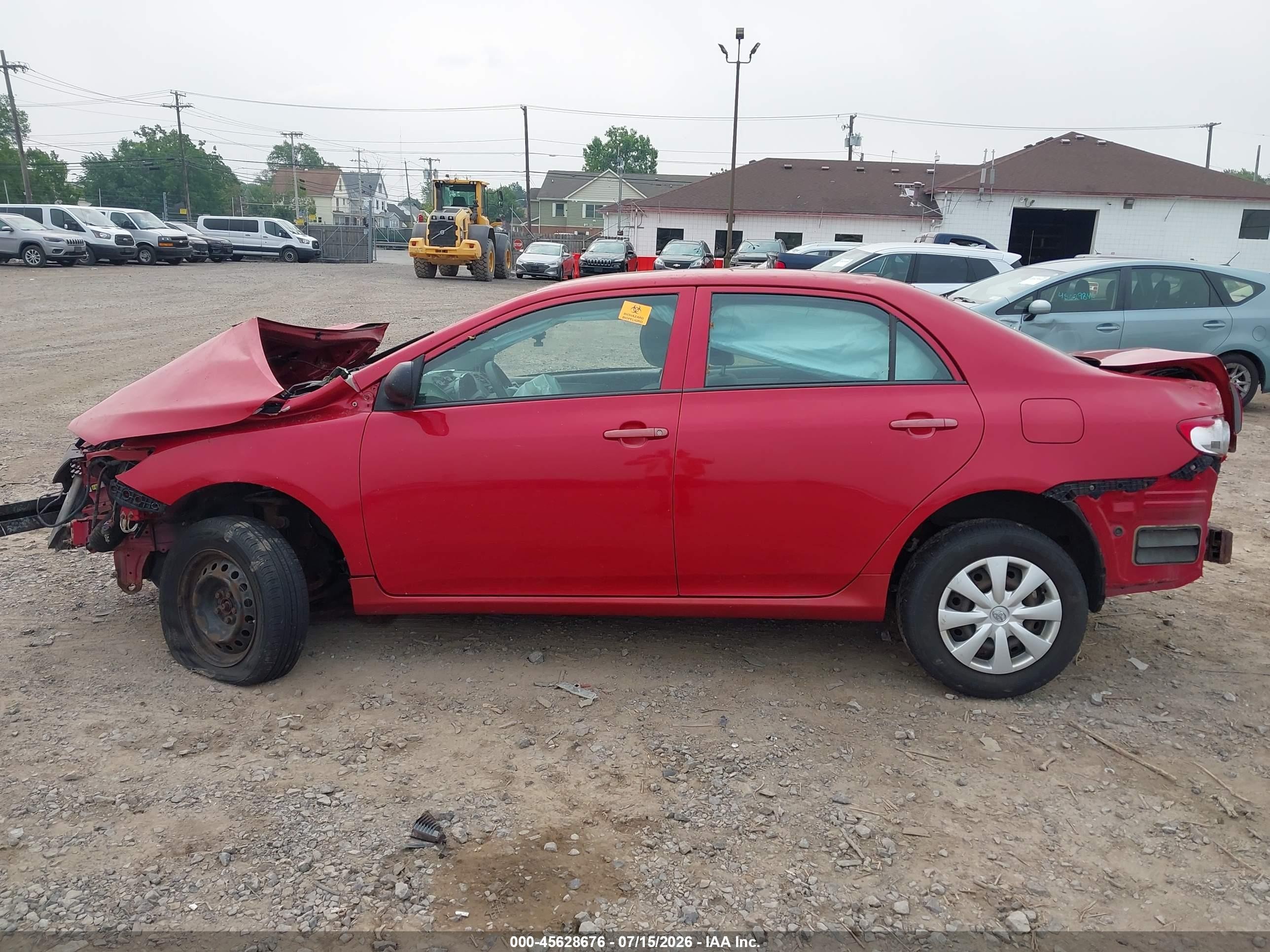2010 Toyota Corolla Le Red vin: 2T1BU4EE9AC391987