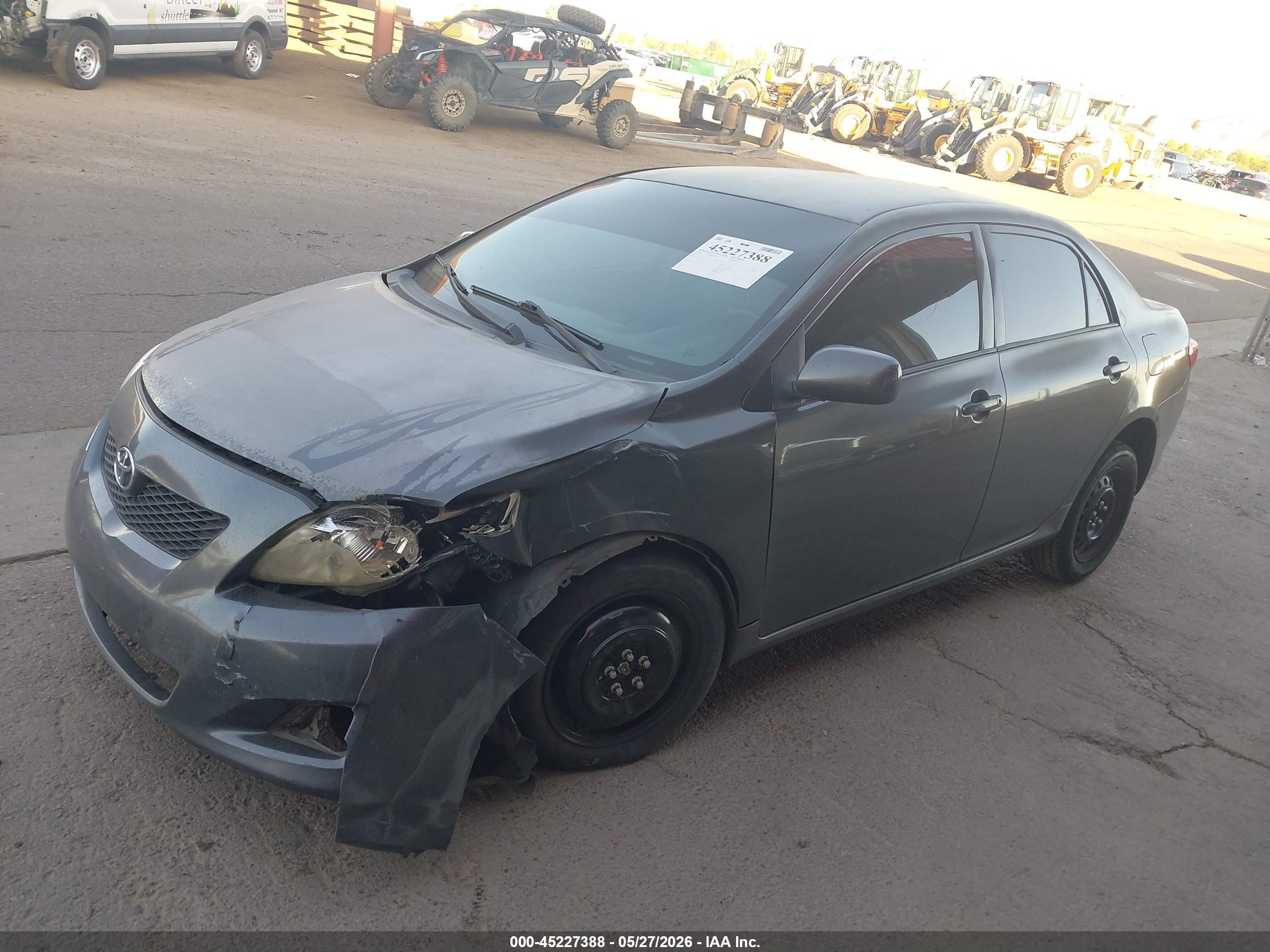 2010 Toyota Corolla S/le/xle Gray vin: 2T1BU4EE9AC410618