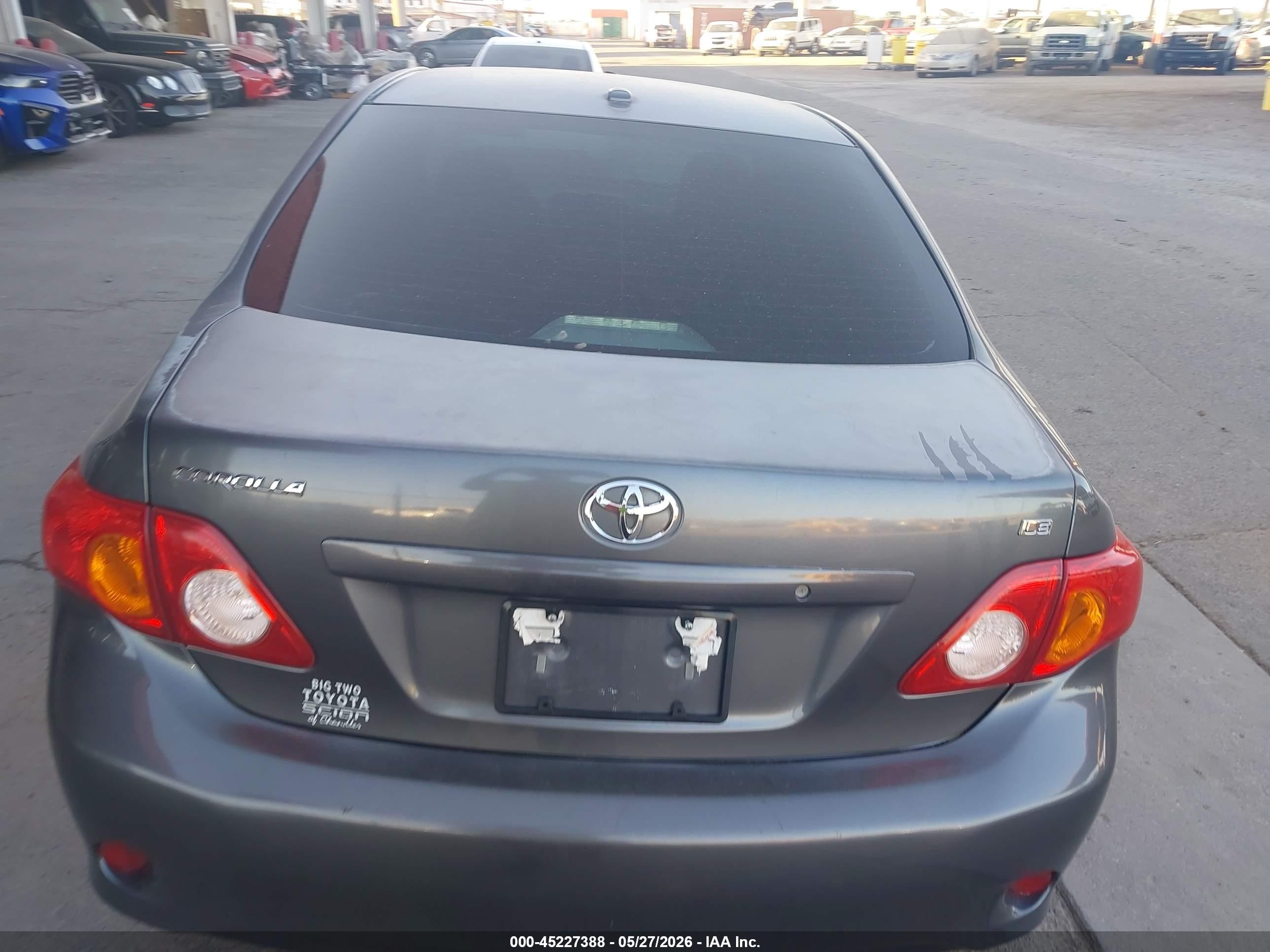 2010 Toyota Corolla S/le/xle Gray vin: 2T1BU4EE9AC410618