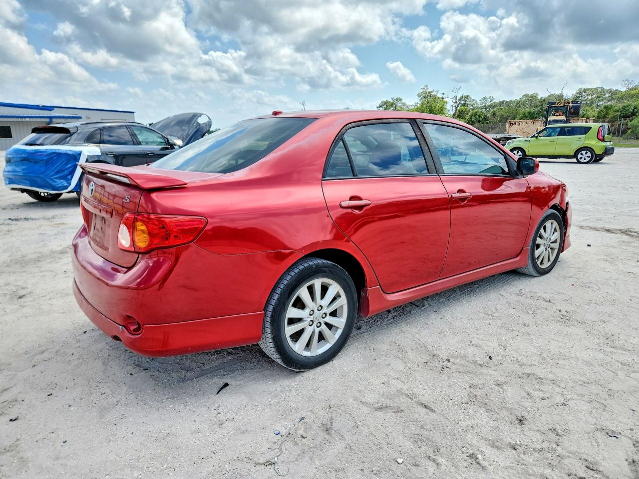 2010 Toyota Corolla S Red vin: 2T1BU4EE9AC411719