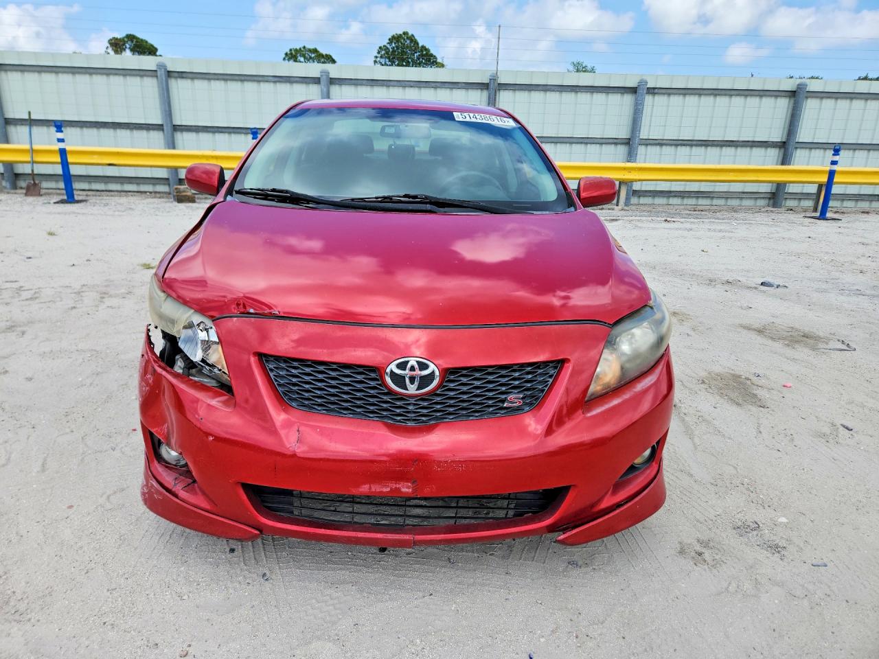 2010 Toyota Corolla S Red vin: 2T1BU4EE9AC411719