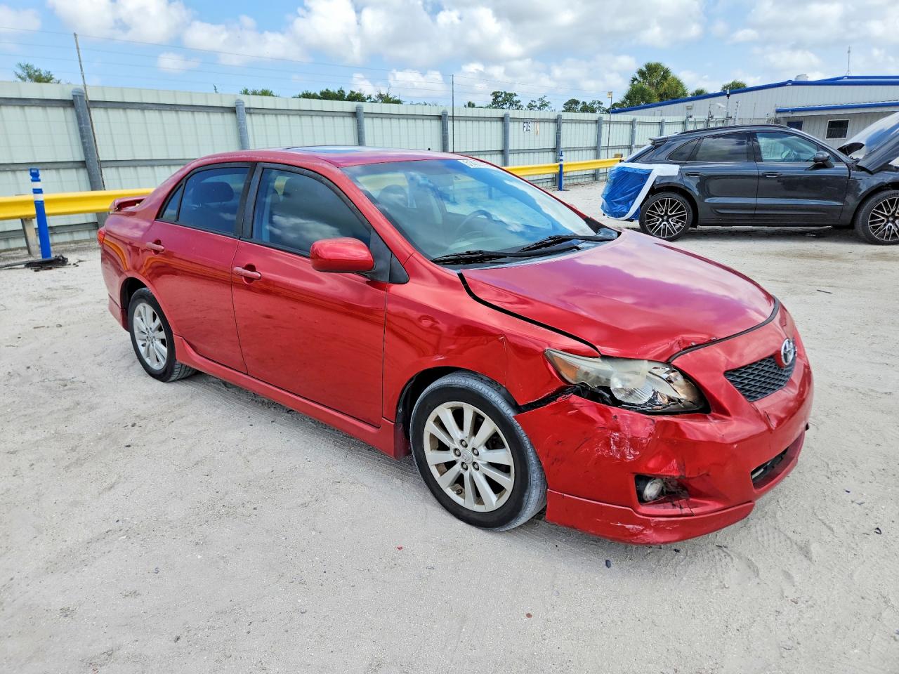 2010 Toyota Corolla S Red vin: 2T1BU4EE9AC411719
