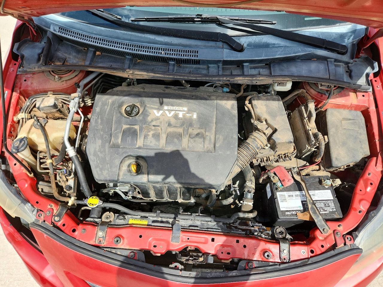2010 Toyota Corolla S Red vin: 2T1BU4EE9AC411719