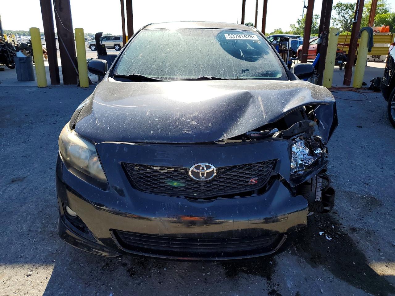 2010 Toyota Corolla S Black vin: 2T1BU4EE9AC411753