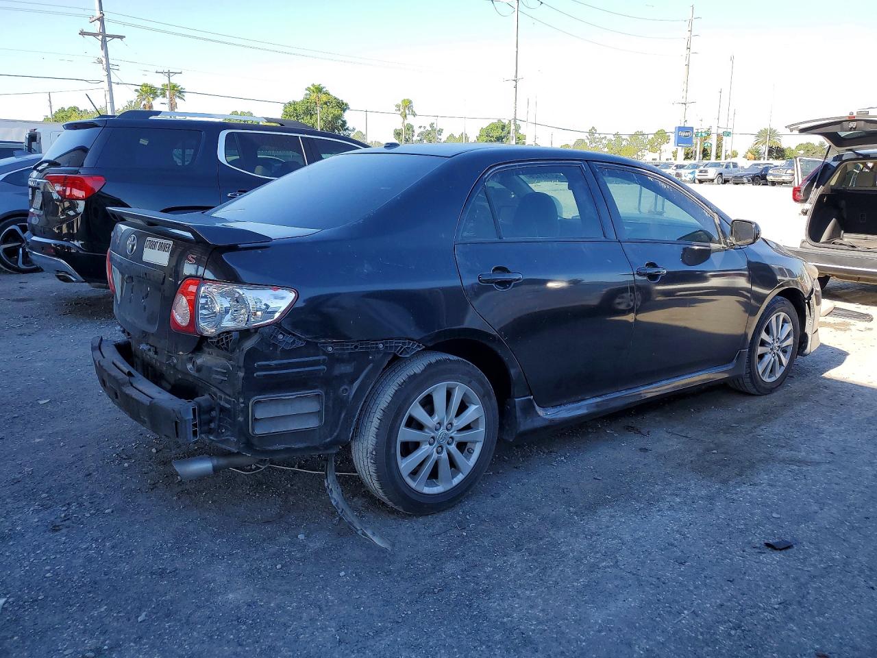 2010 Toyota Corolla S Black vin: 2T1BU4EE9AC411753