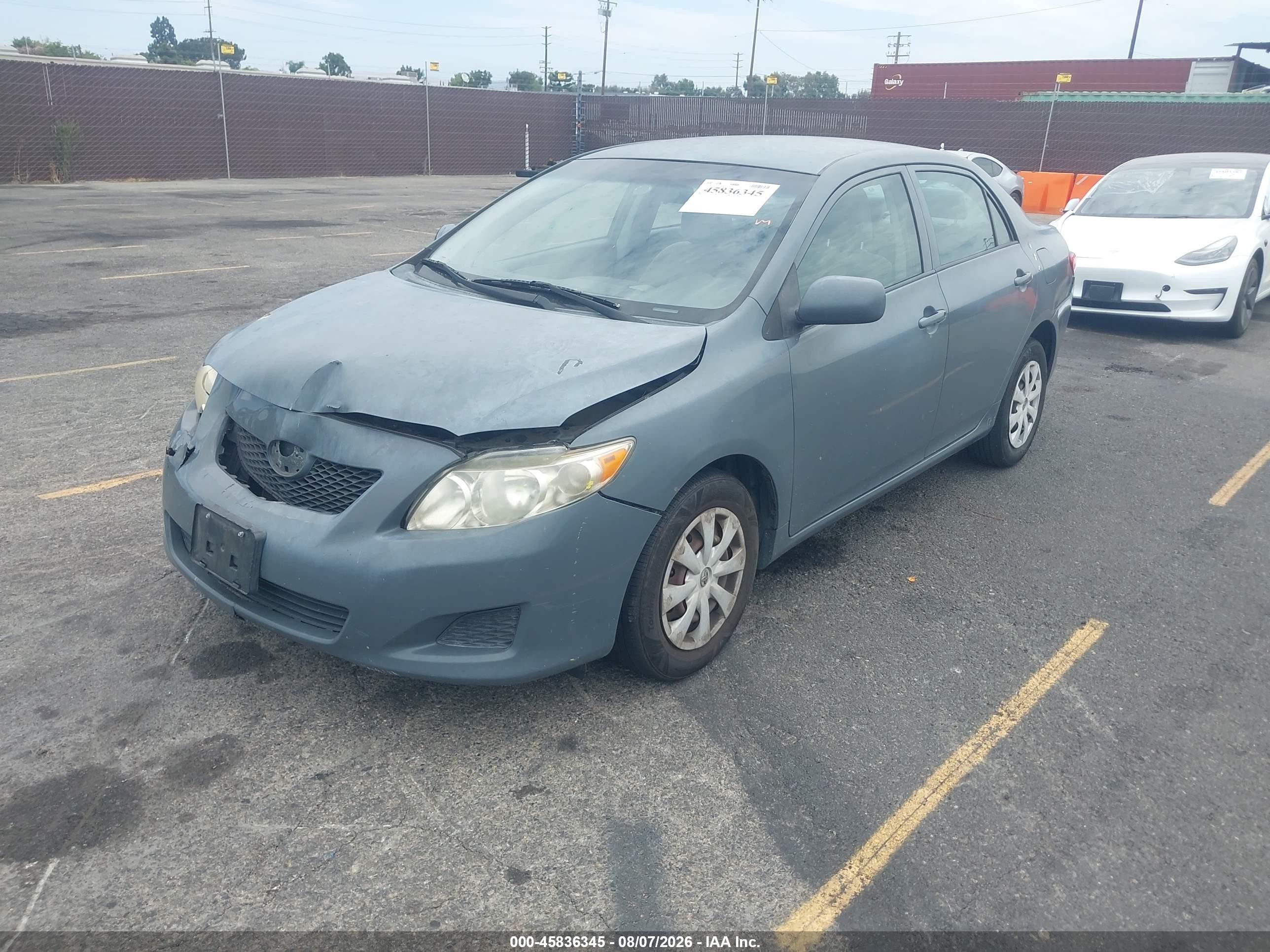 2010 Toyota Corolla Le Серый vin: 2T1BU4EE9AC422669
