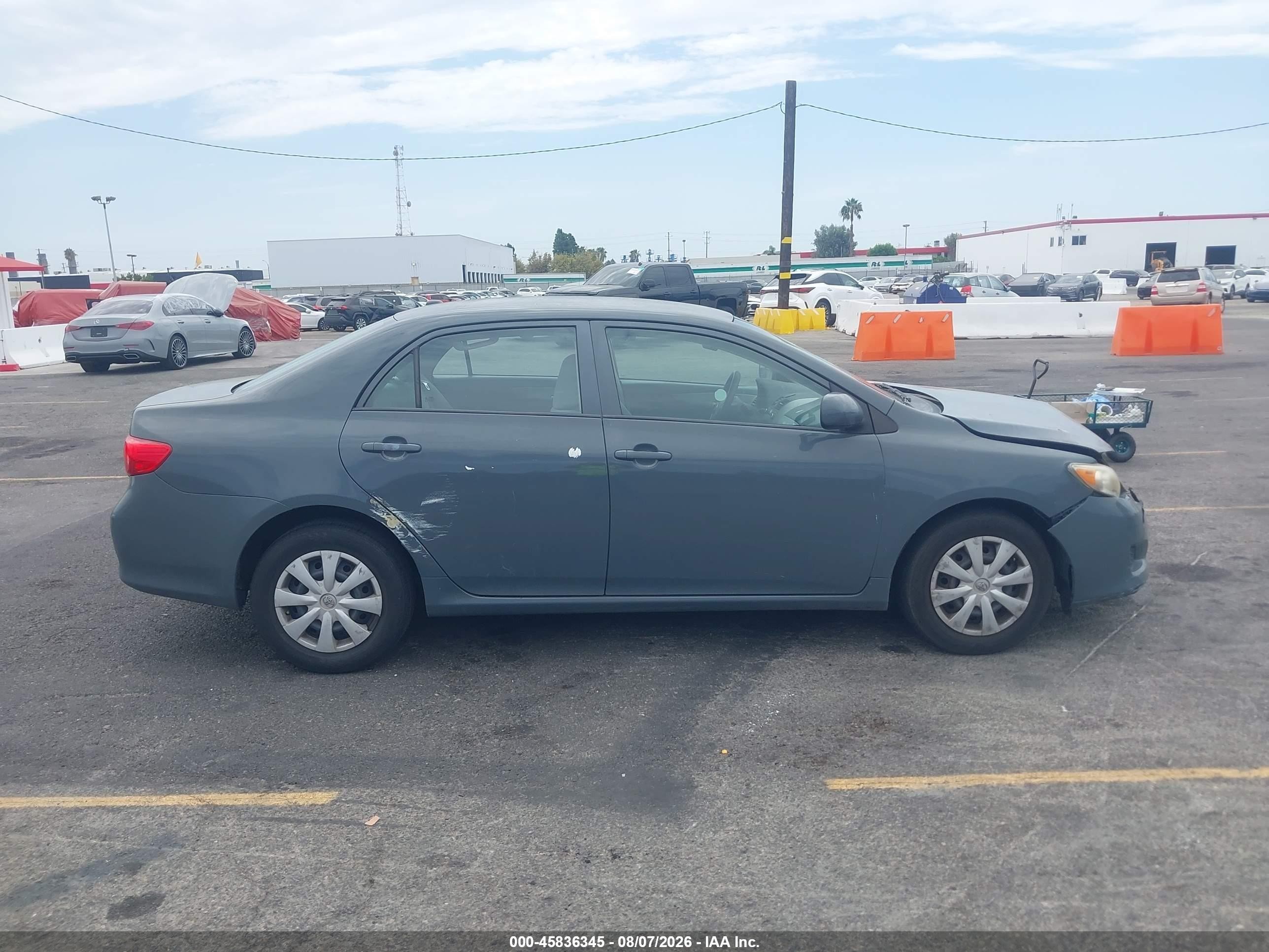 2010 Toyota Corolla Le Серый vin: 2T1BU4EE9AC422669