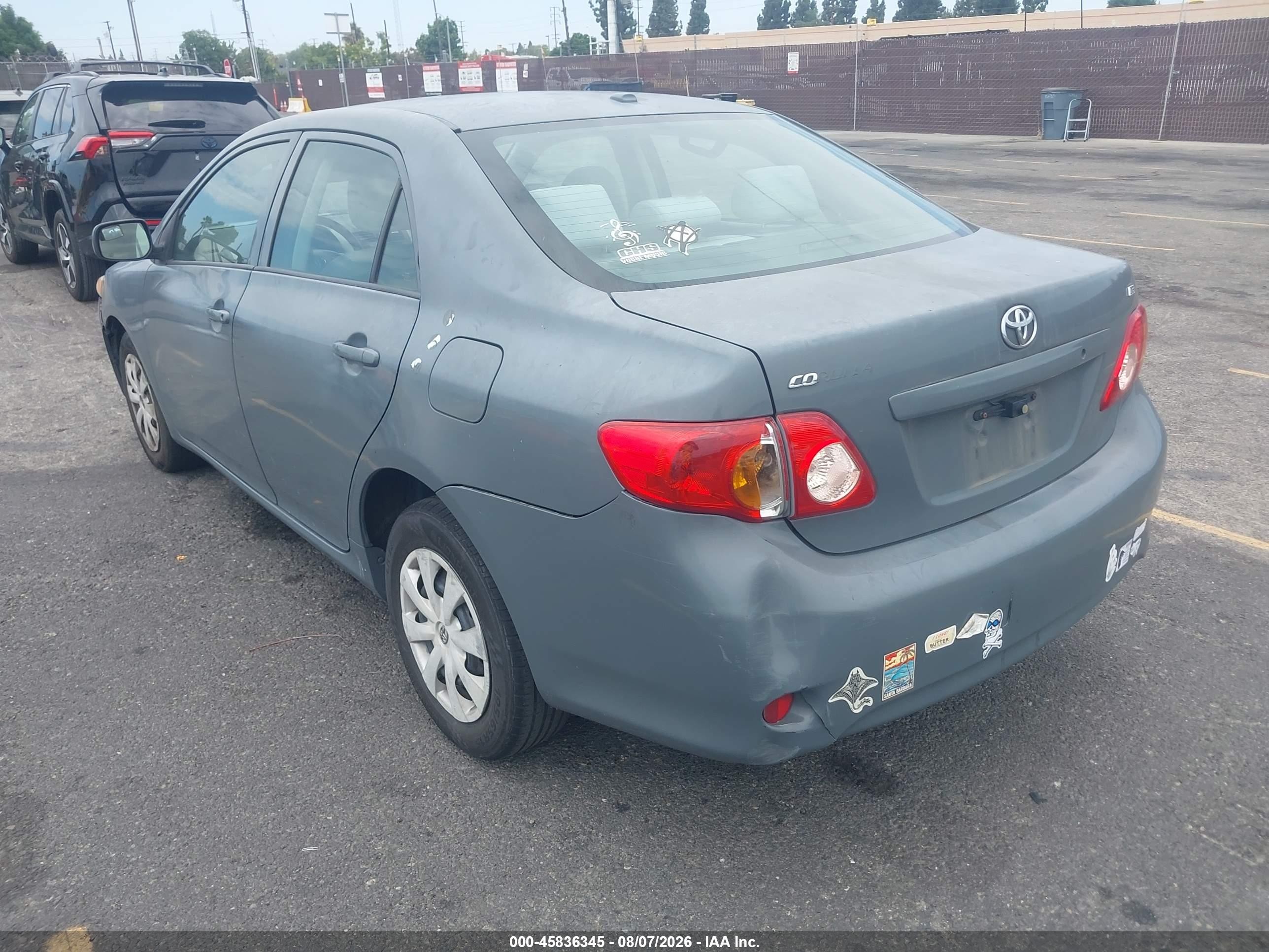 2010 Toyota Corolla Le Серый vin: 2T1BU4EE9AC422669
