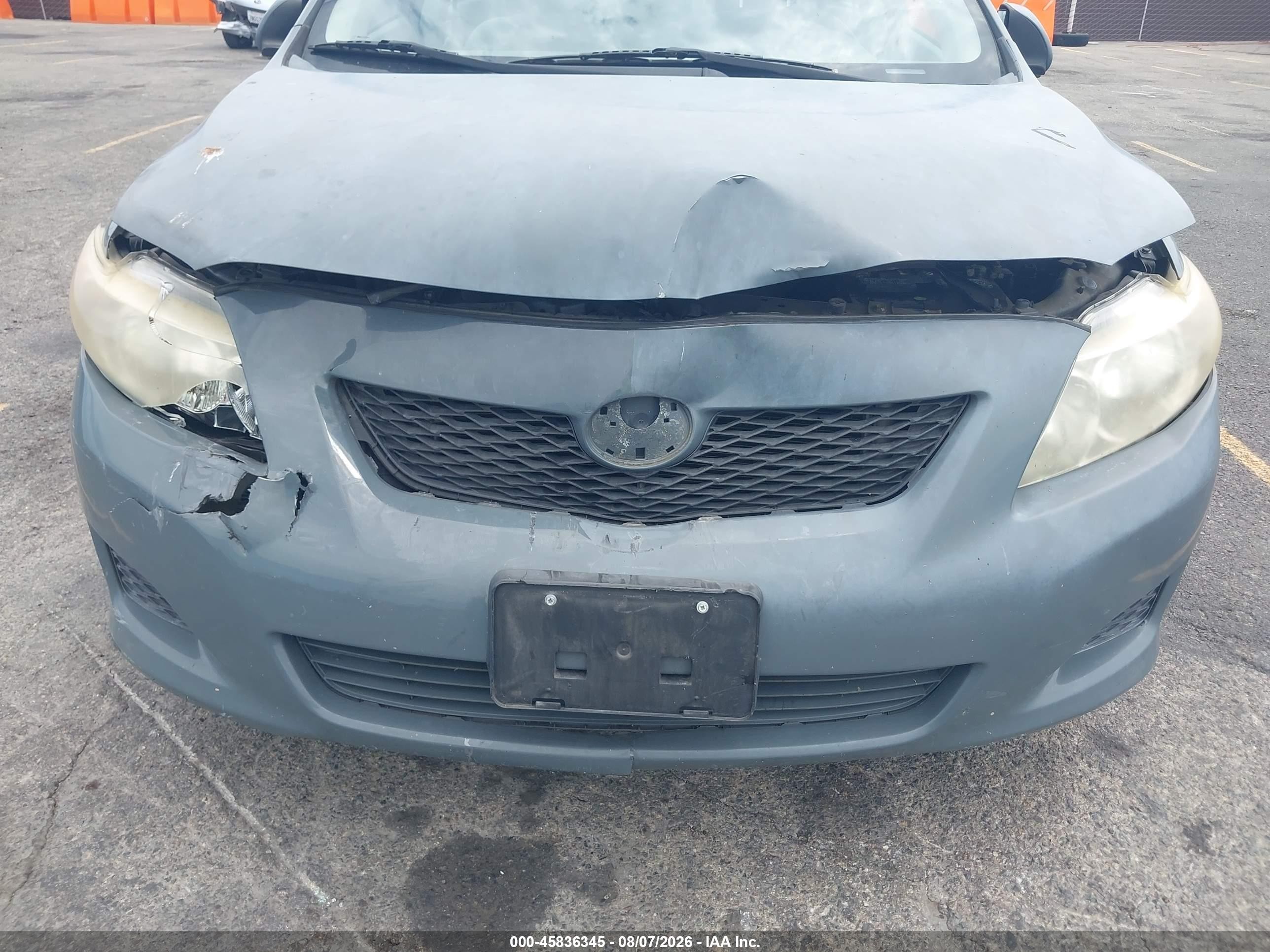 2010 Toyota Corolla Le Серый vin: 2T1BU4EE9AC422669