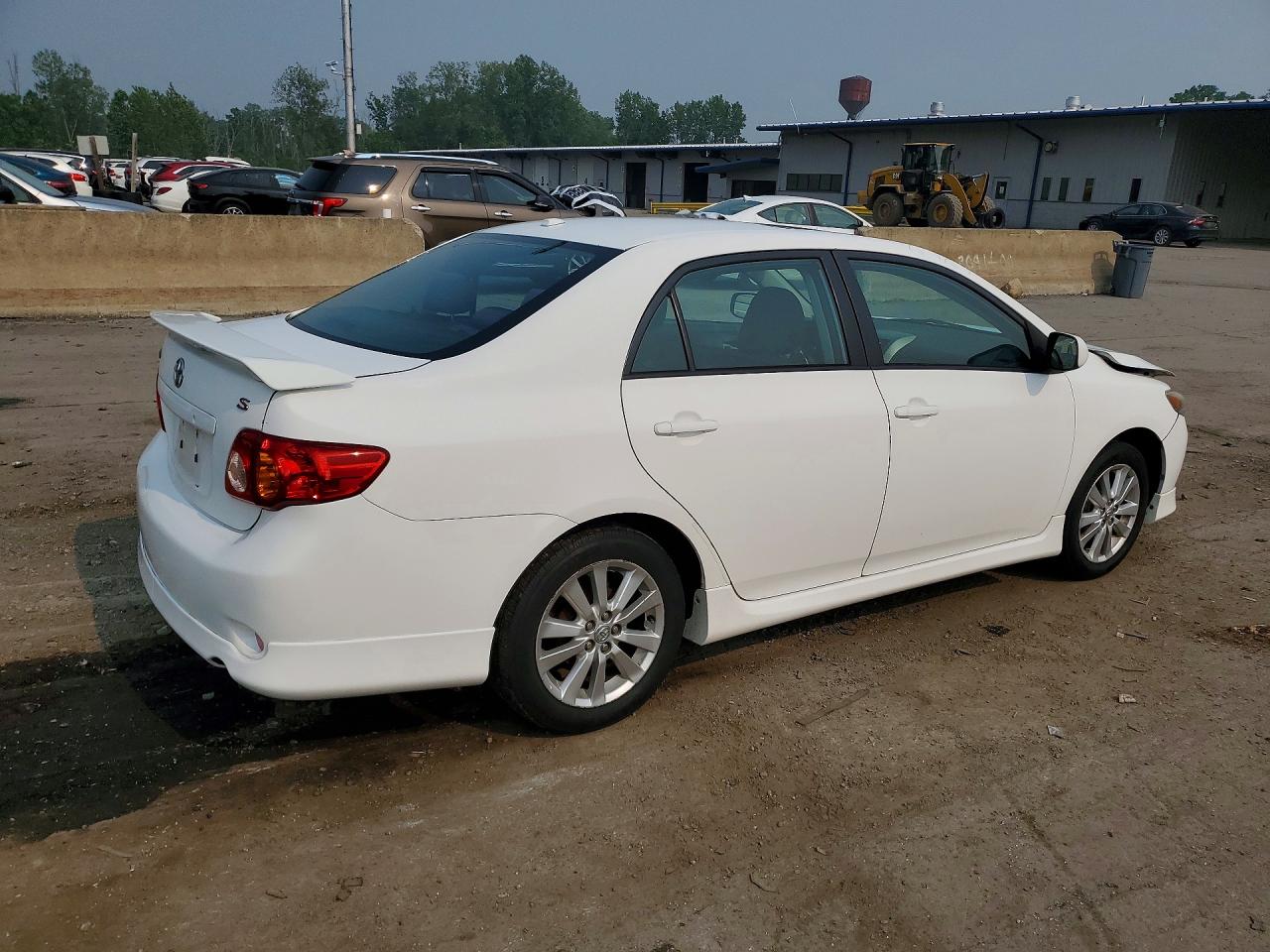 2010 Toyota Corolla S White vin: 2T1BU4EE9AC448317