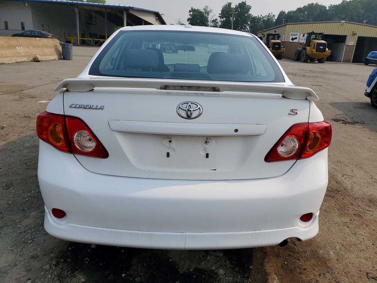 2010 Toyota Corolla S White vin: 2T1BU4EE9AC448317
