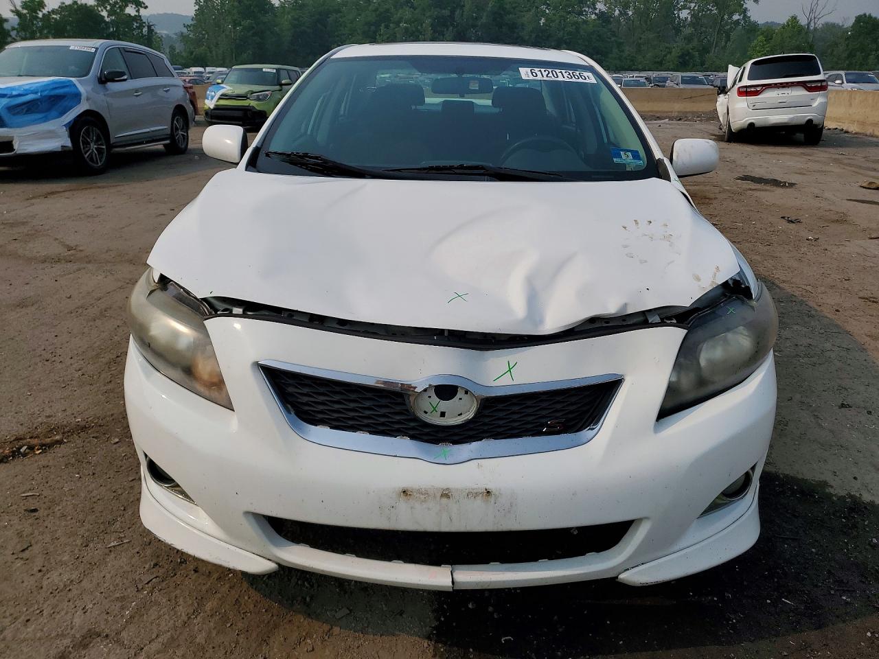 2010 Toyota Corolla S White vin: 2T1BU4EE9AC448317