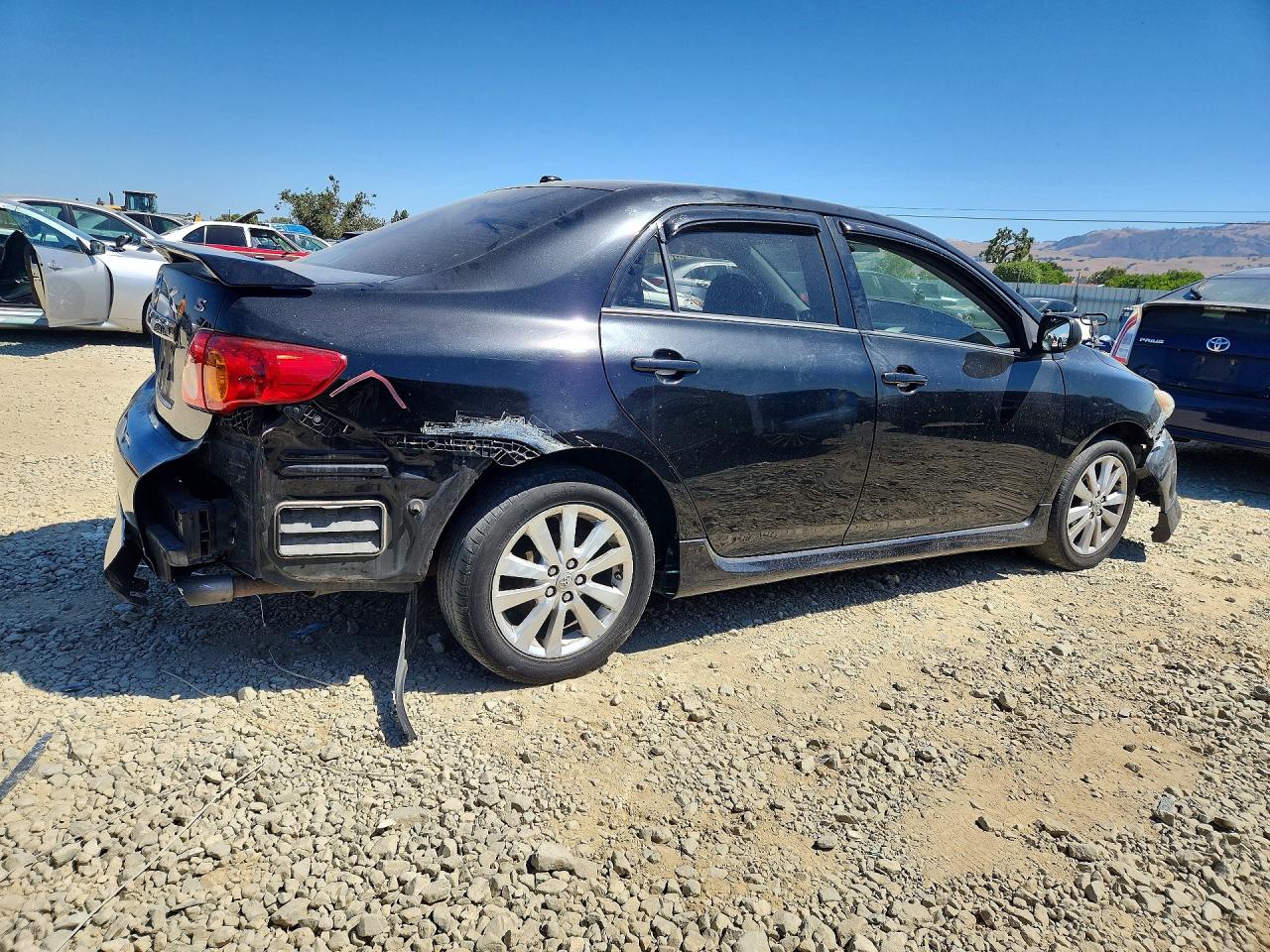 2010 Toyota Corolla S Black vin: 2T1BU4EE9AC451718