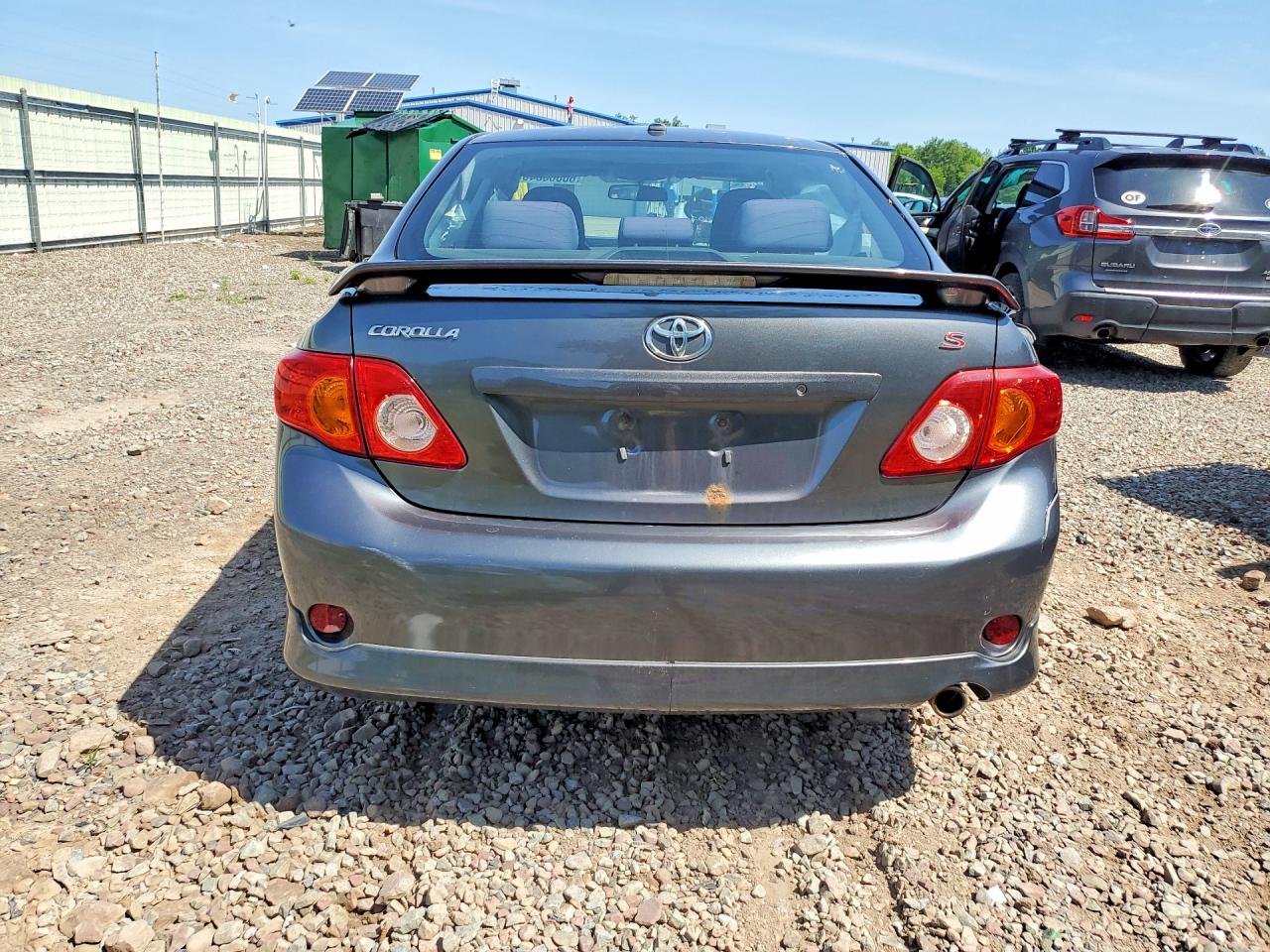 2010 Toyota Corolla S Gray vin: 2T1BU4EE9AC457504