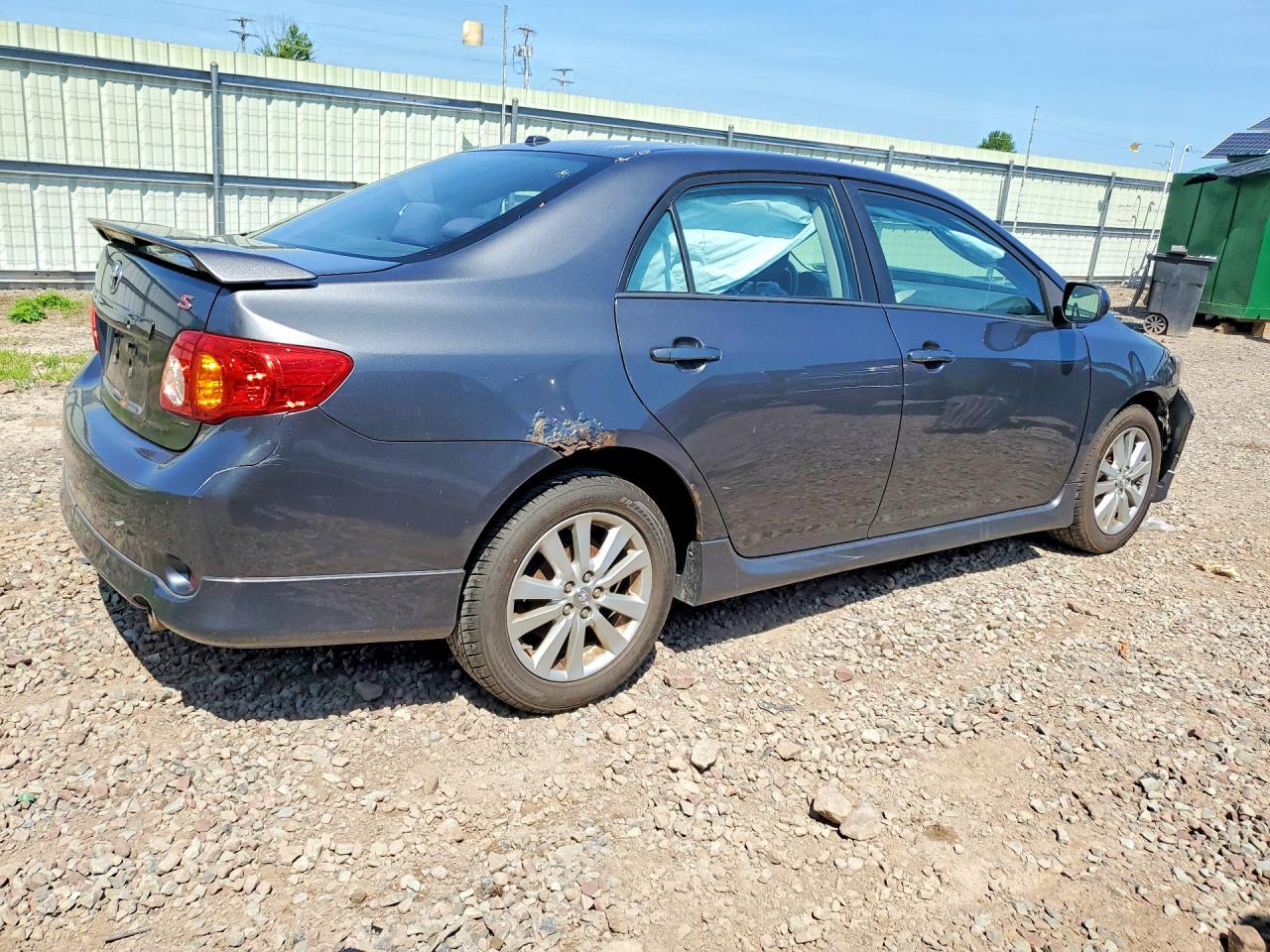 2010 Toyota Corolla S Gray vin: 2T1BU4EE9AC457504