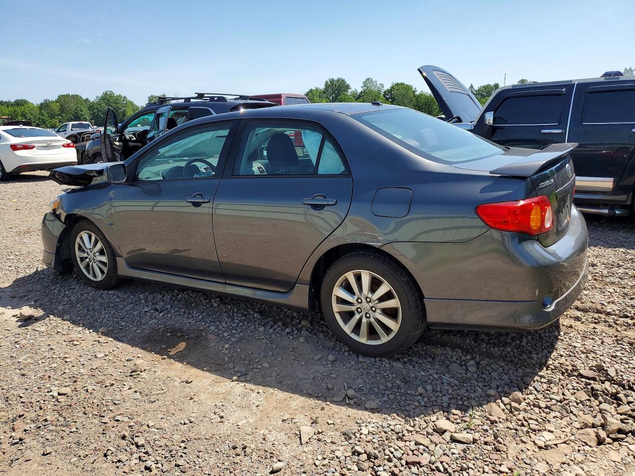 2010 Toyota Corolla S Gray vin: 2T1BU4EE9AC457504