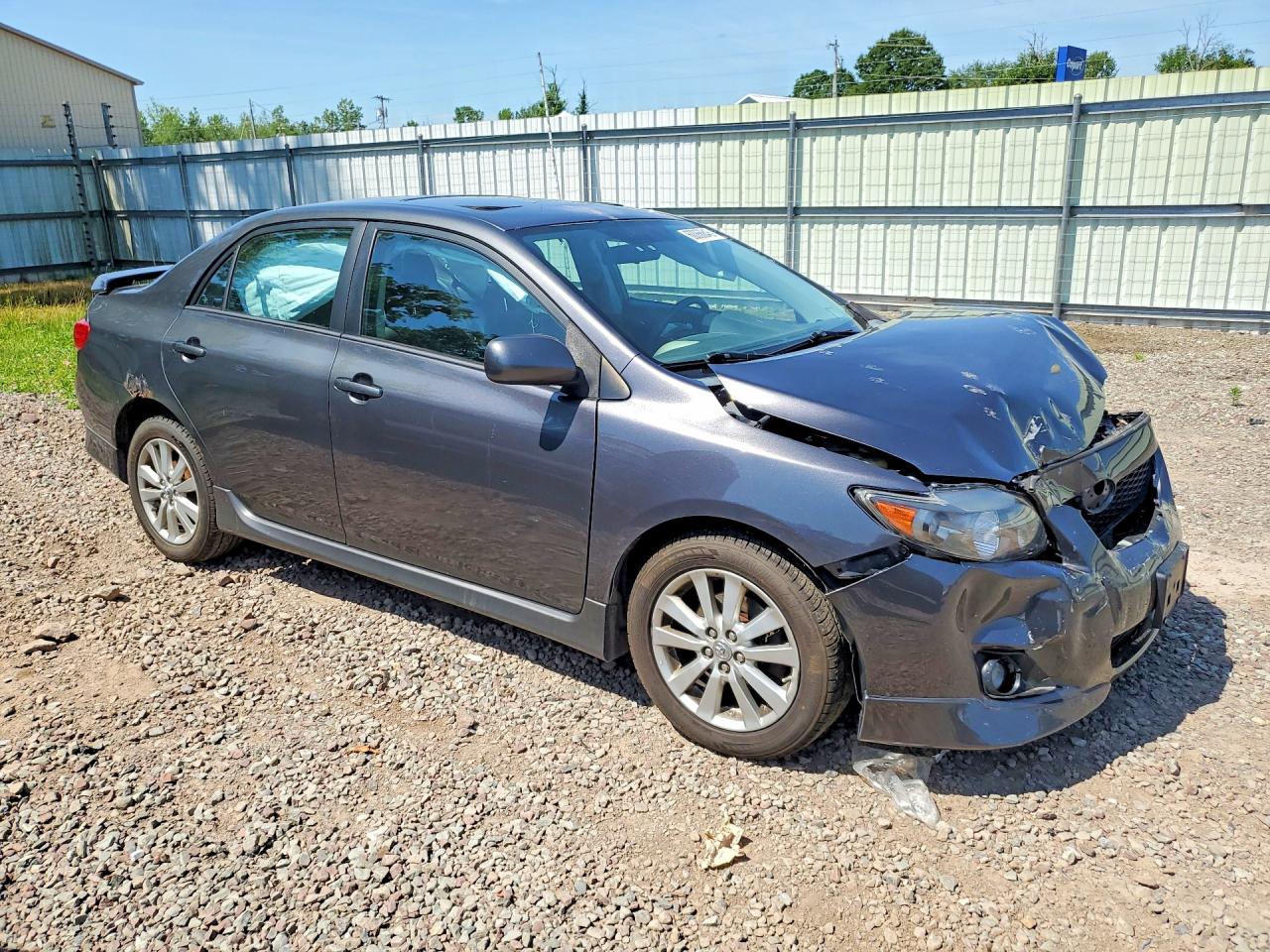 2010 Toyota Corolla S Gray vin: 2T1BU4EE9AC457504