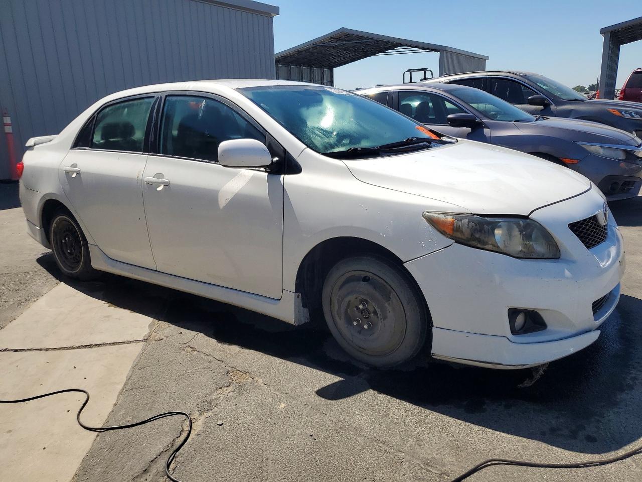 2010 Toyota Corolla S White vin: 2T1BU4EE9AC460080