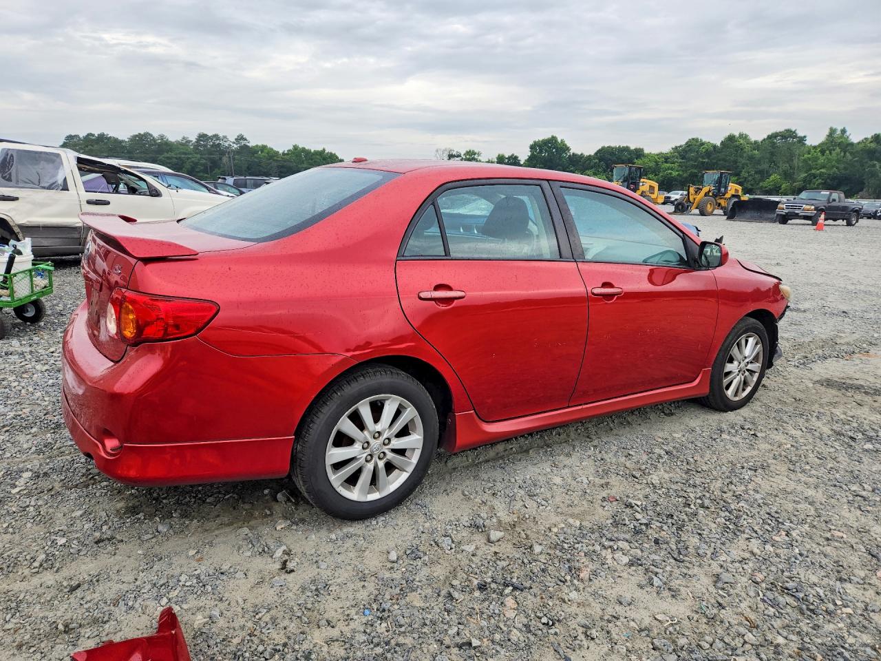 2010 Toyota Corolla S Red vin: 2T1BU4EE9AC463108