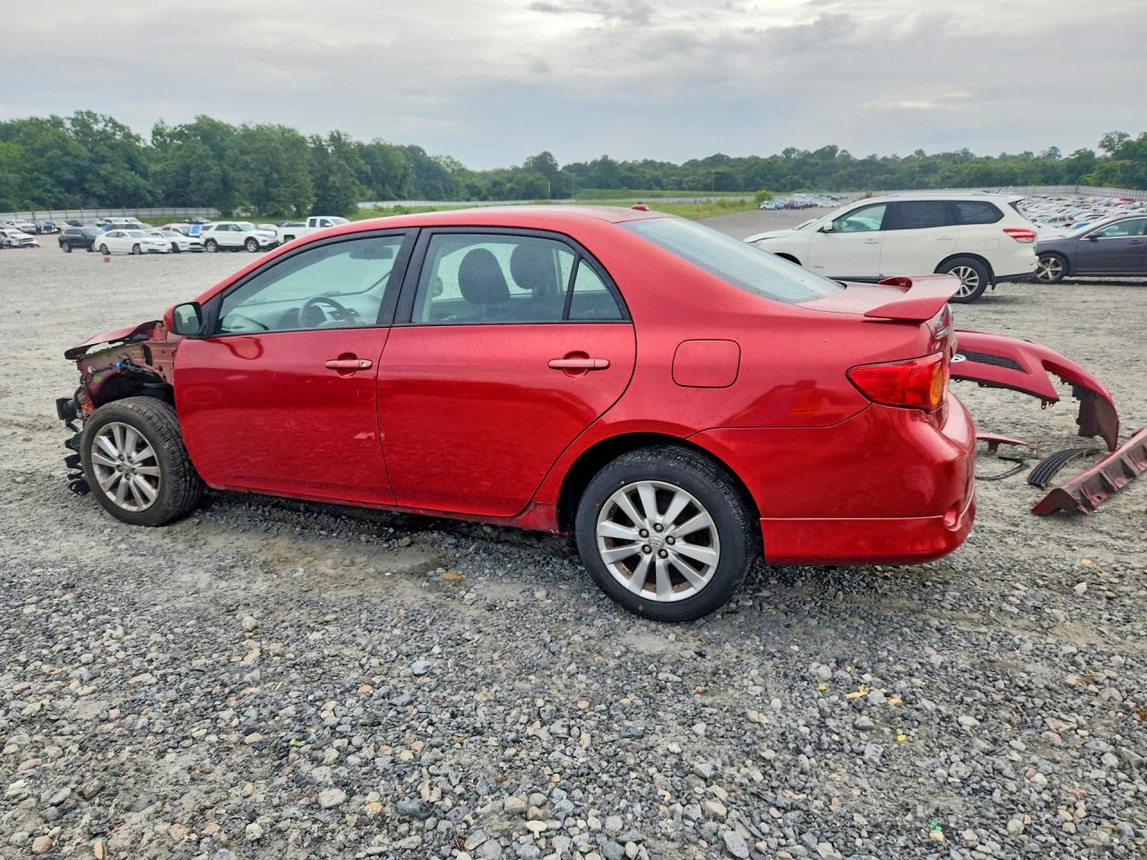 2010 Toyota Corolla S Red vin: 2T1BU4EE9AC463108