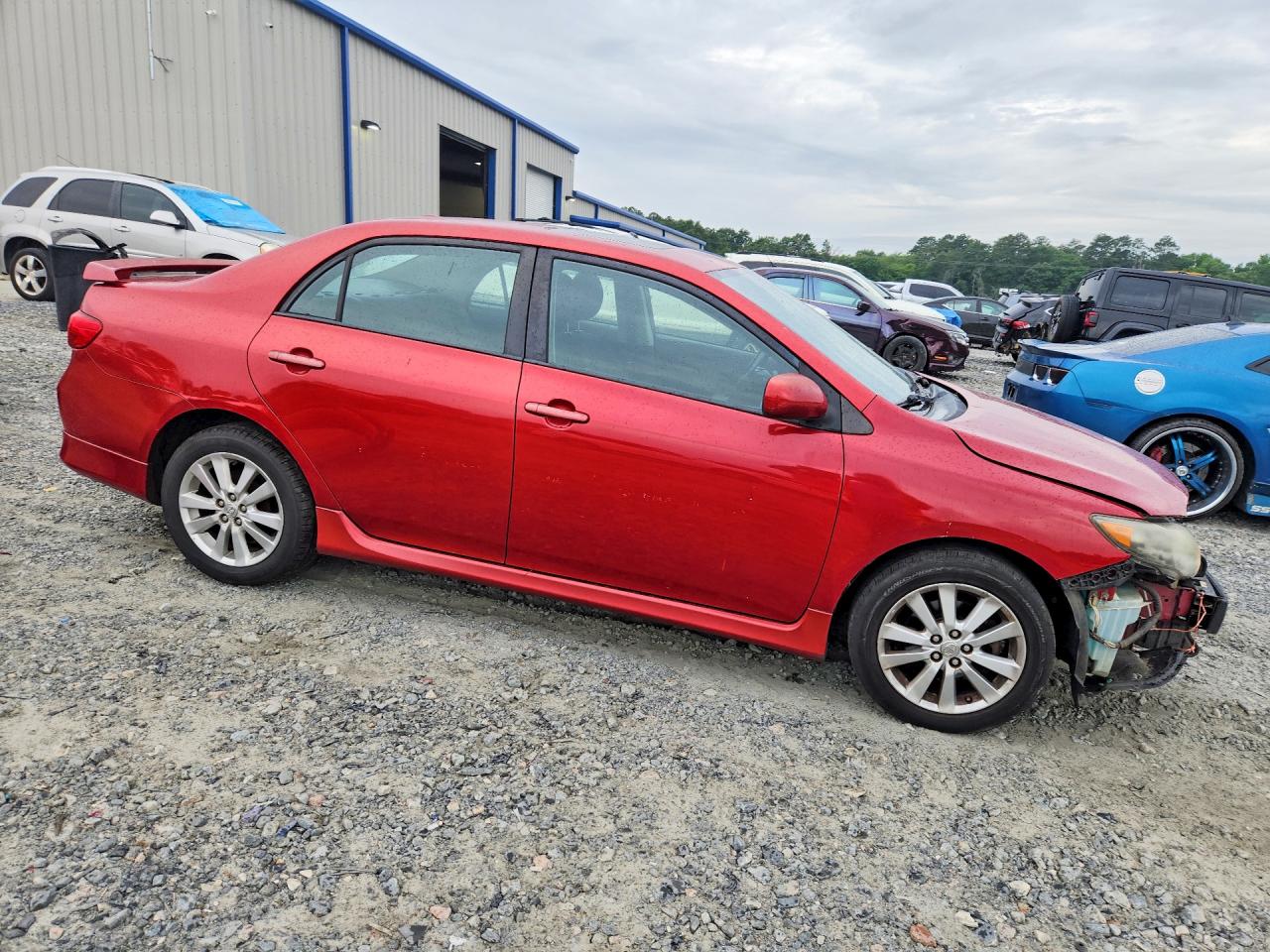 2010 Toyota Corolla S Red vin: 2T1BU4EE9AC463108