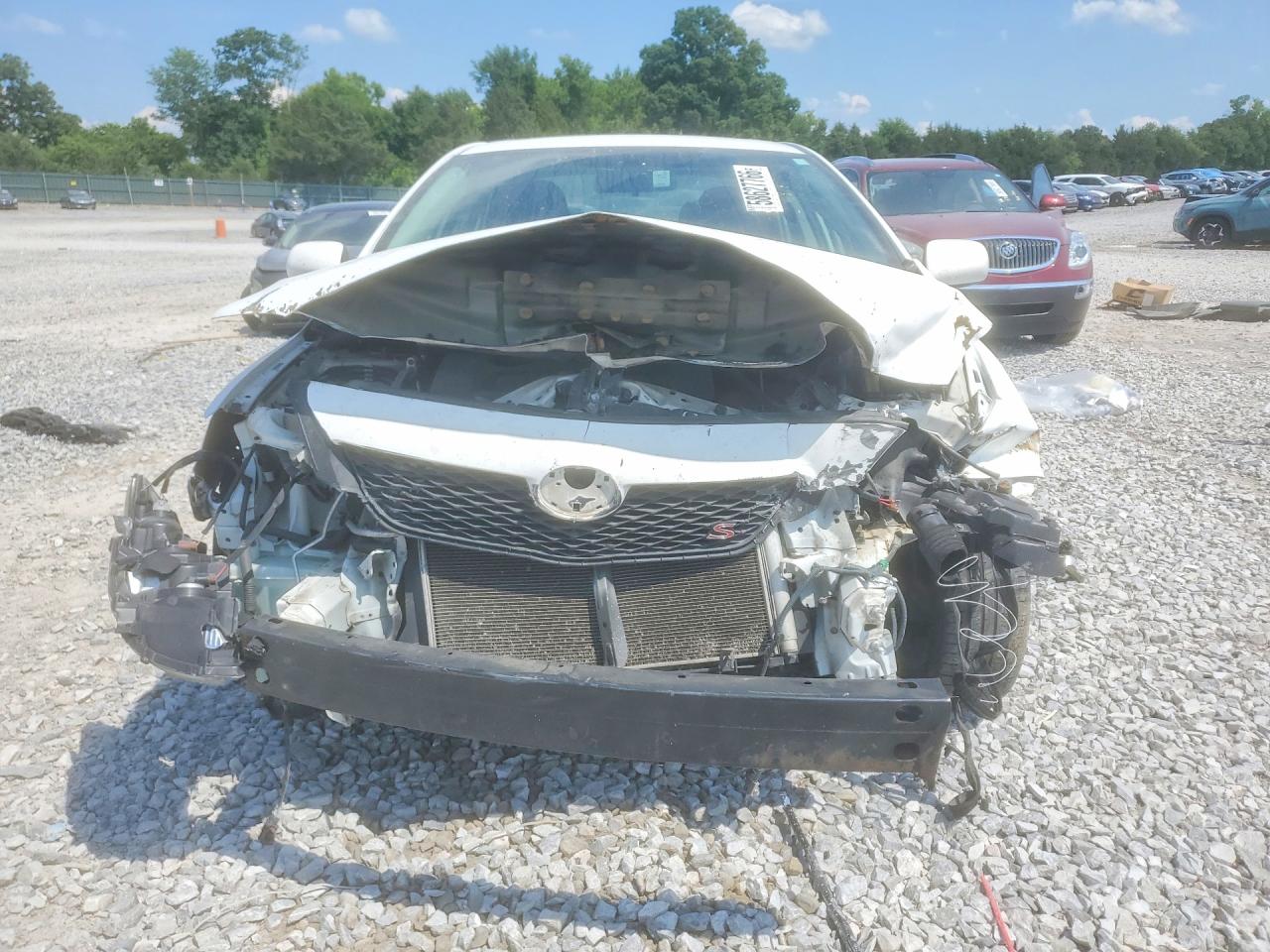 2010 Toyota Corolla Base White vin: 2T1BU4EE9AC474268