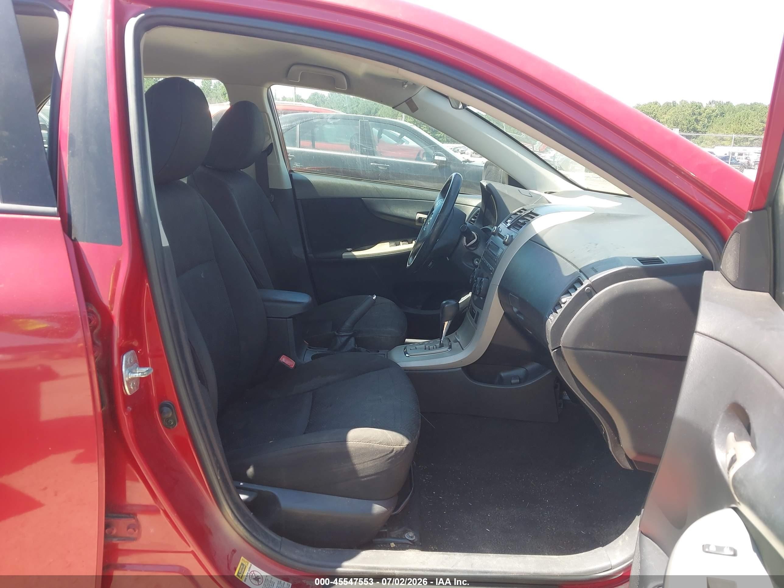 2010 Toyota Corolla S Red vin: 2T1BU4EE9AC481415