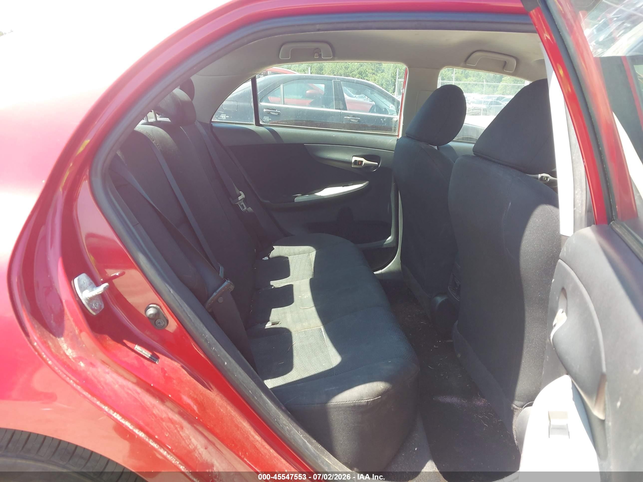 2010 Toyota Corolla S Red vin: 2T1BU4EE9AC481415