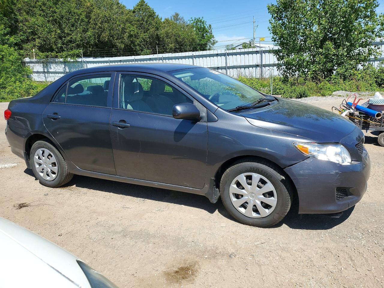 2010 Toyota Corolla Base Gray vin: 2T1BU4EE9AC495394