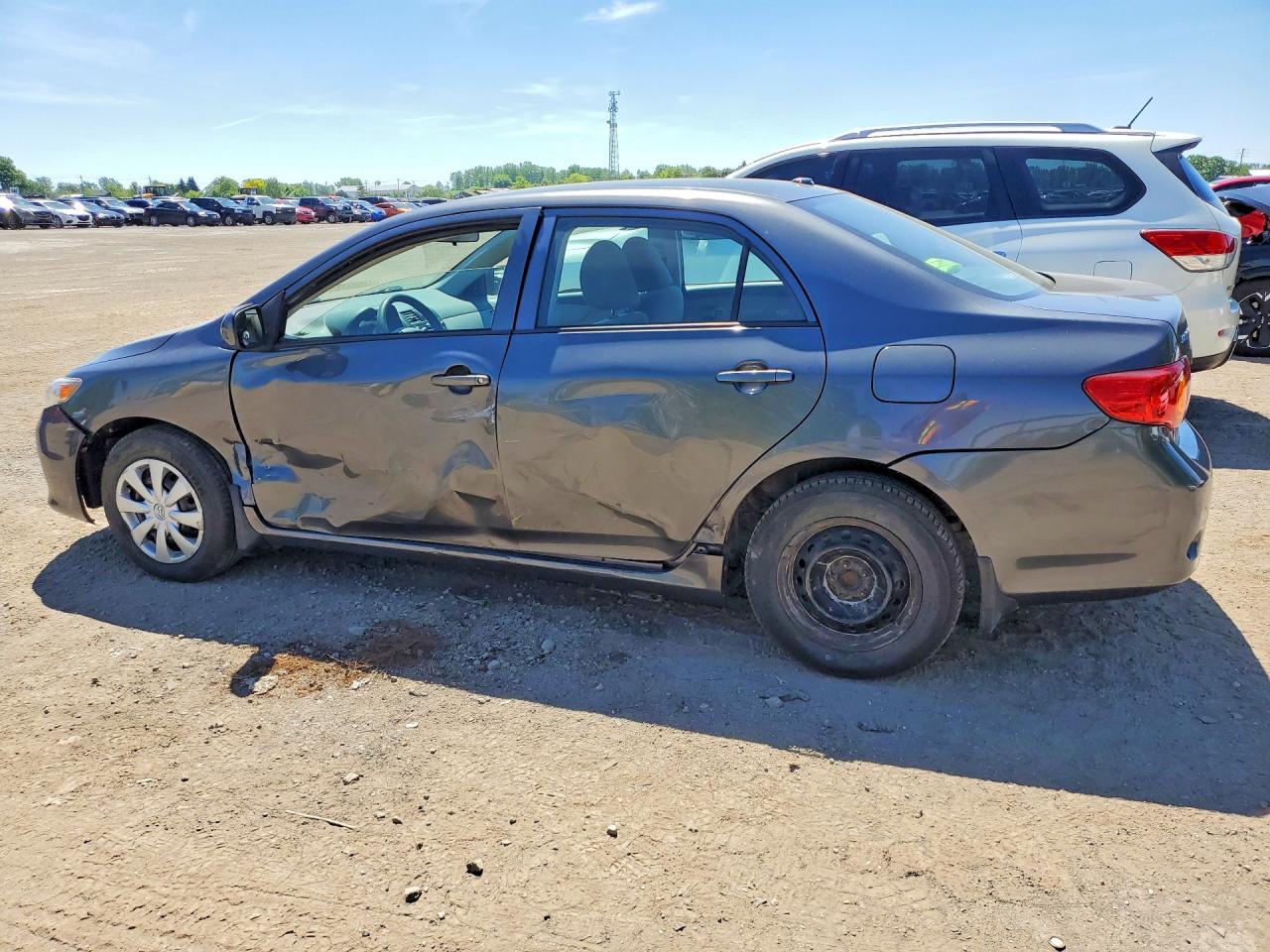 2010 Toyota Corolla Base Gray vin: 2T1BU4EE9AC495394