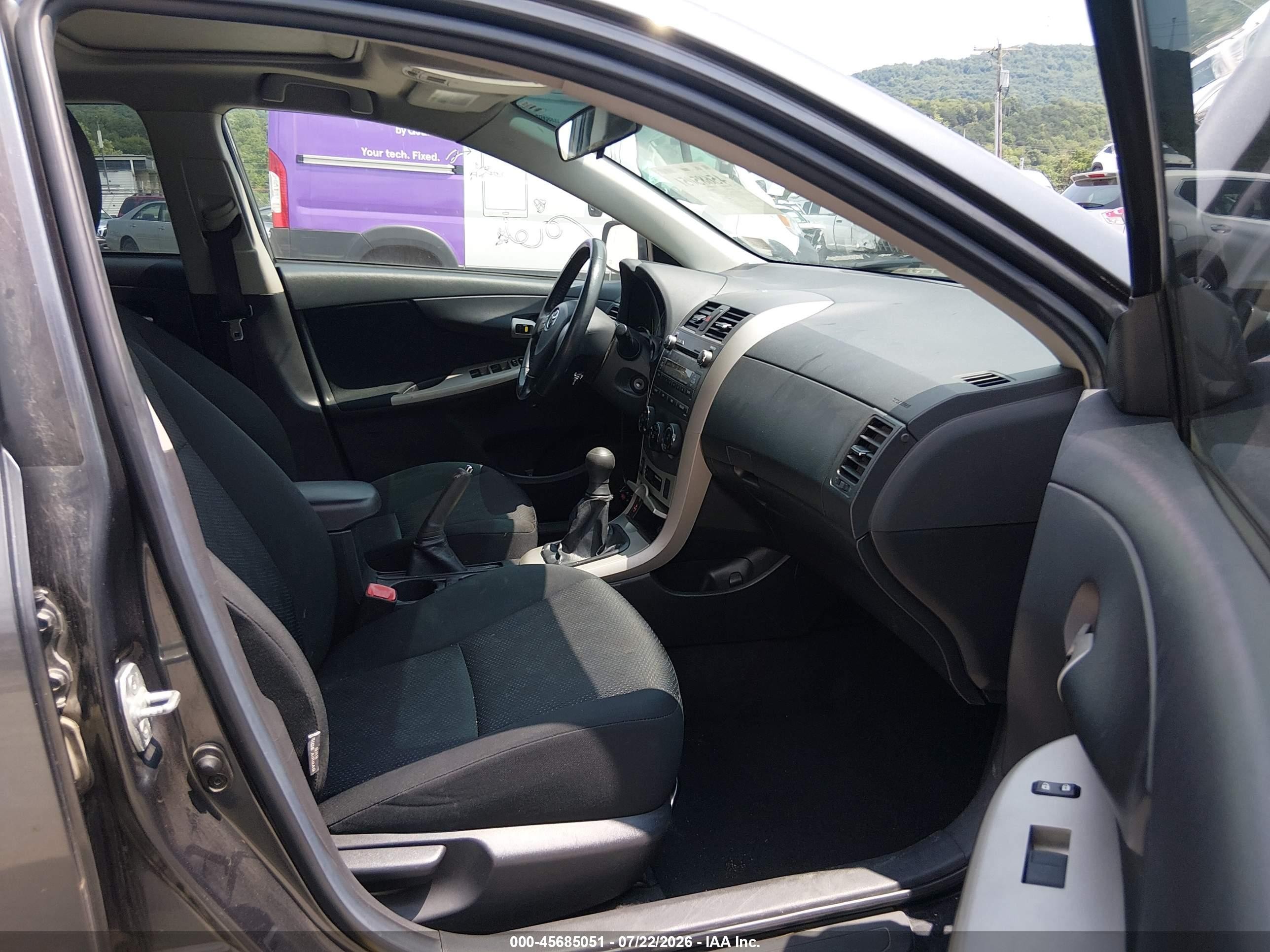 2010 Toyota Corolla S Gray vin: 2T1BU4EE9AC497906