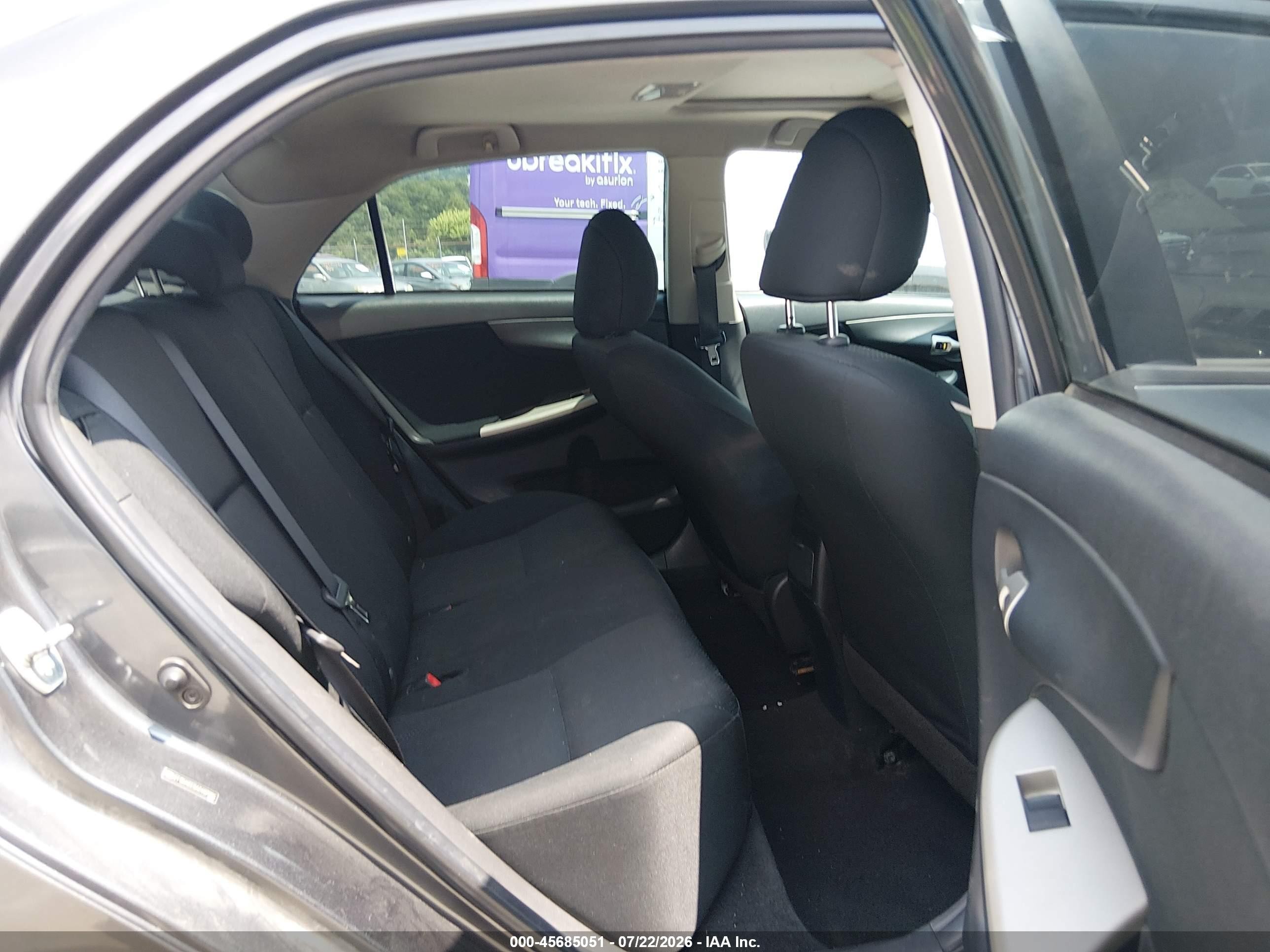 2010 Toyota Corolla S Gray vin: 2T1BU4EE9AC497906