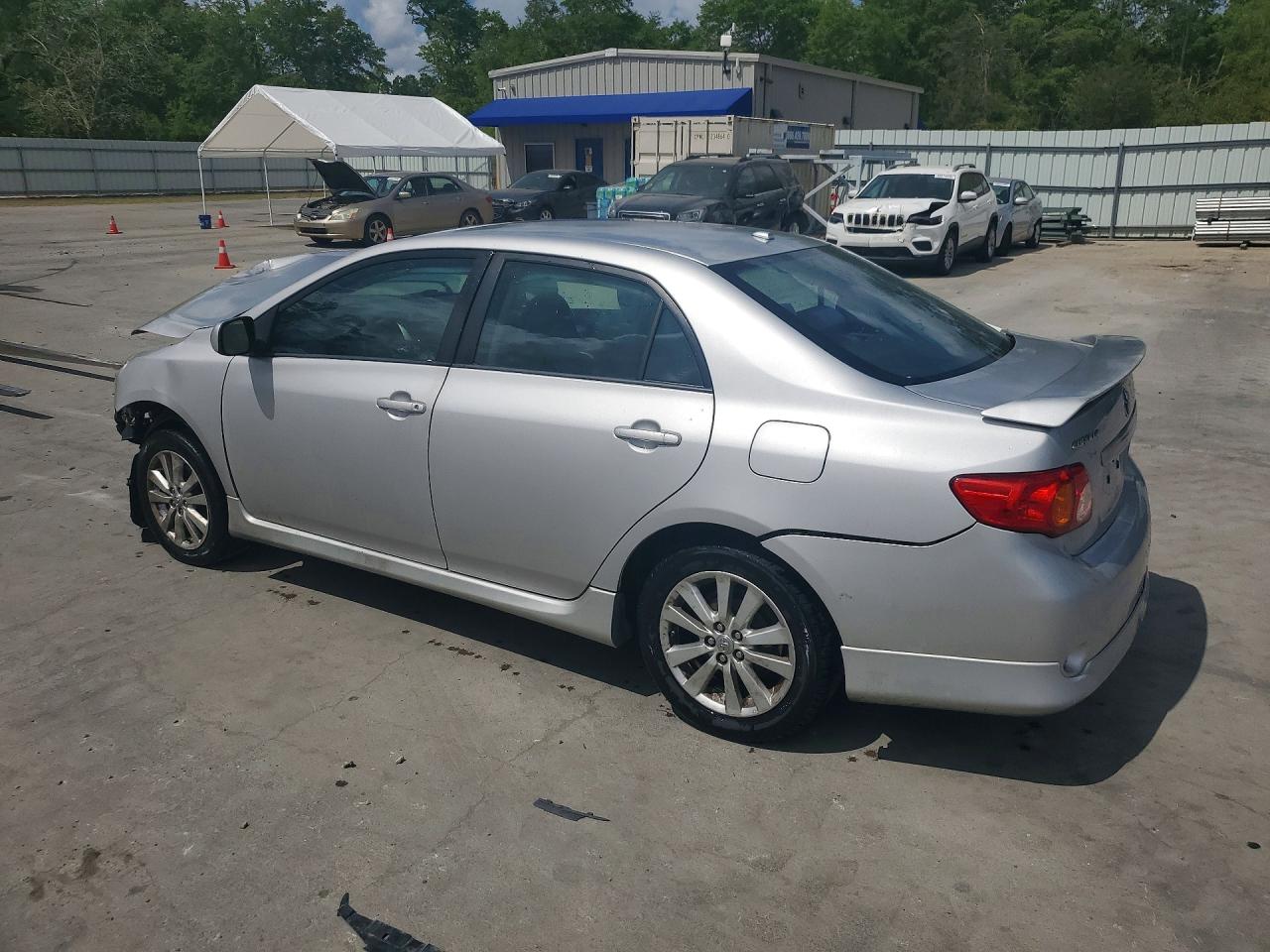 2010 Toyota Corolla S Silver vin: 2T1BU4EE9AC499378