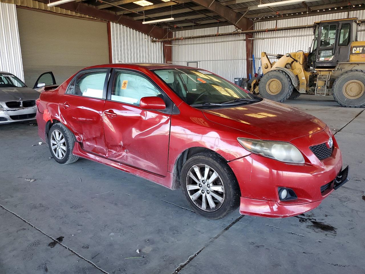 2010 Toyota Corolla Base Burgundy vin: 2T1BU4EE9AC500044