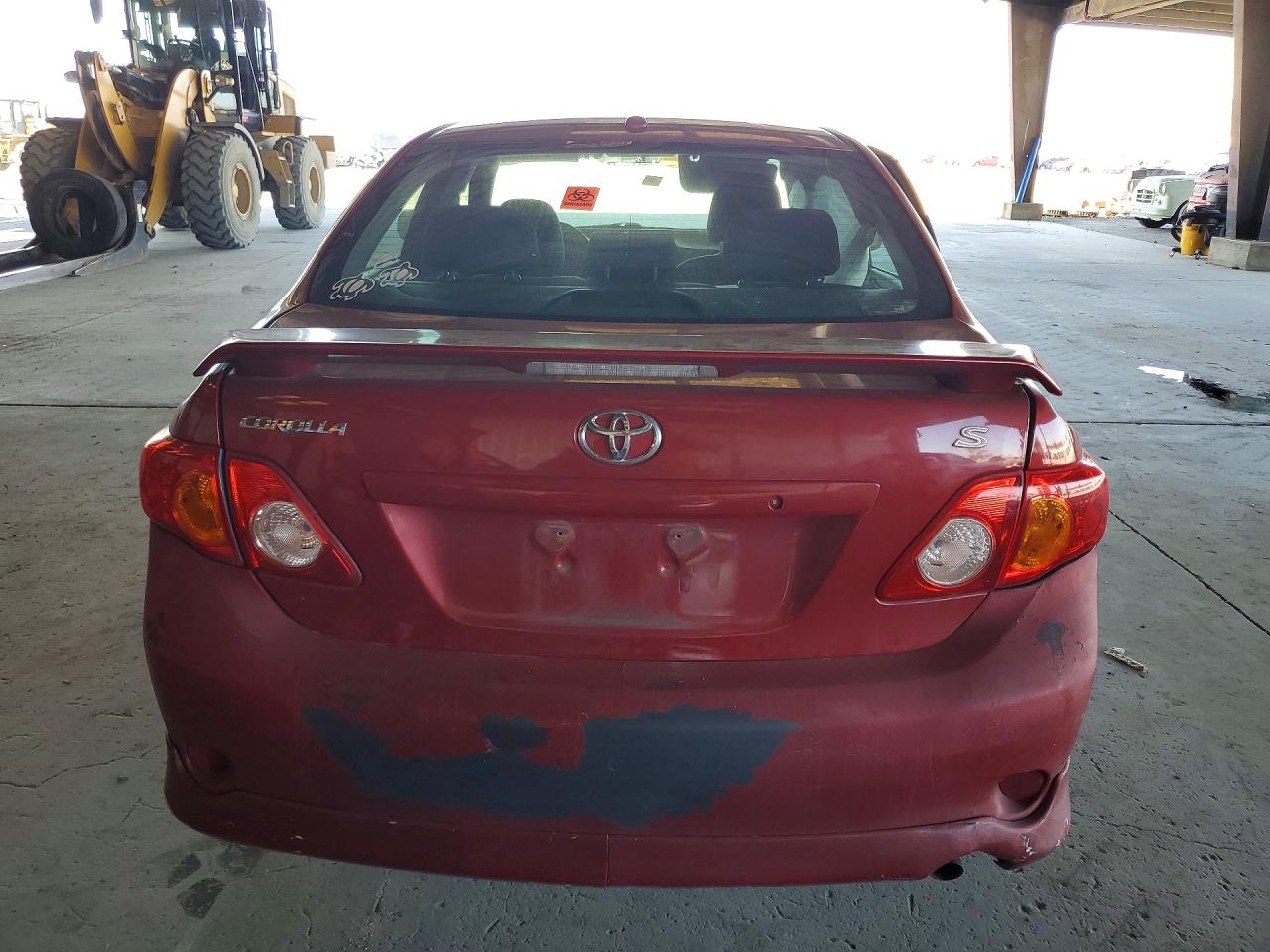 2010 Toyota Corolla Base Burgundy vin: 2T1BU4EE9AC500044