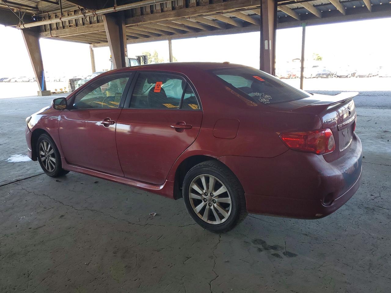 2010 Toyota Corolla Base Burgundy vin: 2T1BU4EE9AC500044