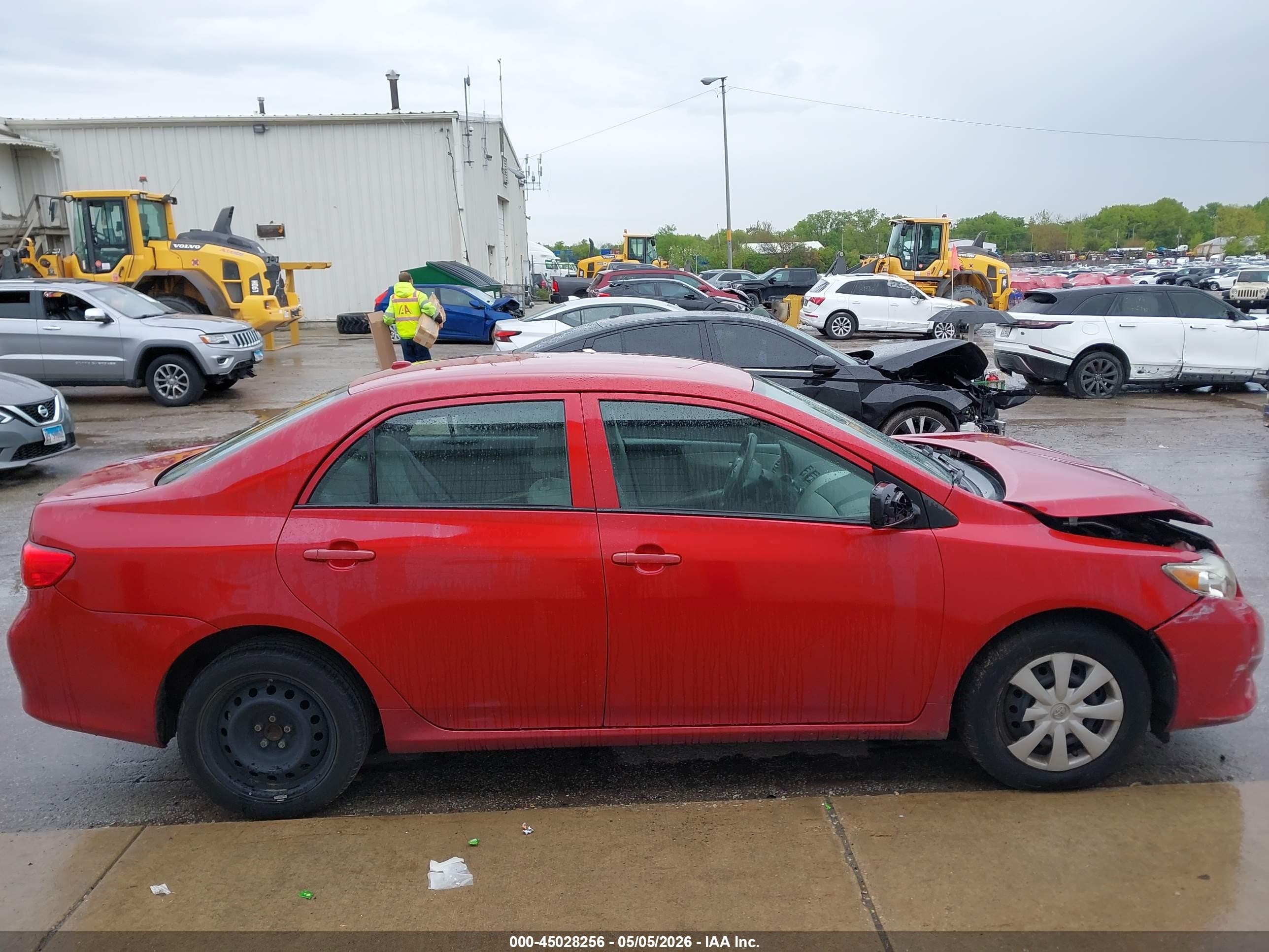 2010 Toyota Corolla Le Red vin: 2T1BU4EE9AC503848