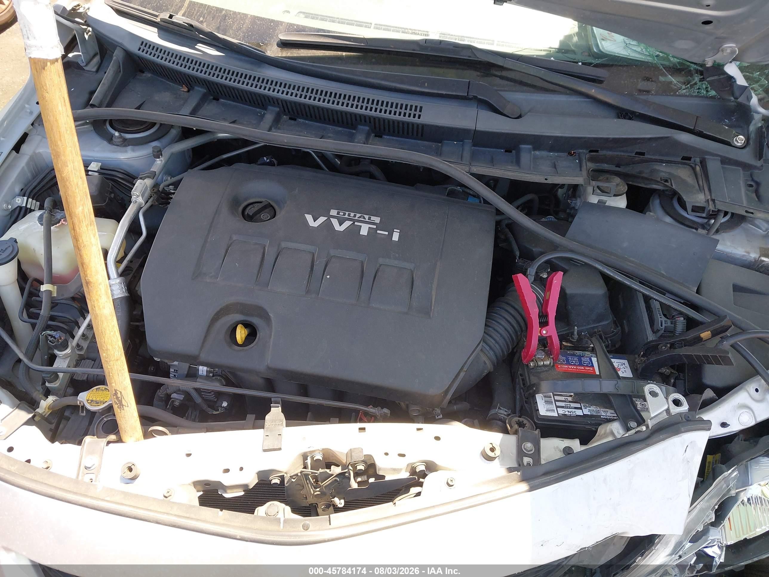 2010 Toyota Corolla Le Серебряный vin: 2T1BU4EE9AC518267