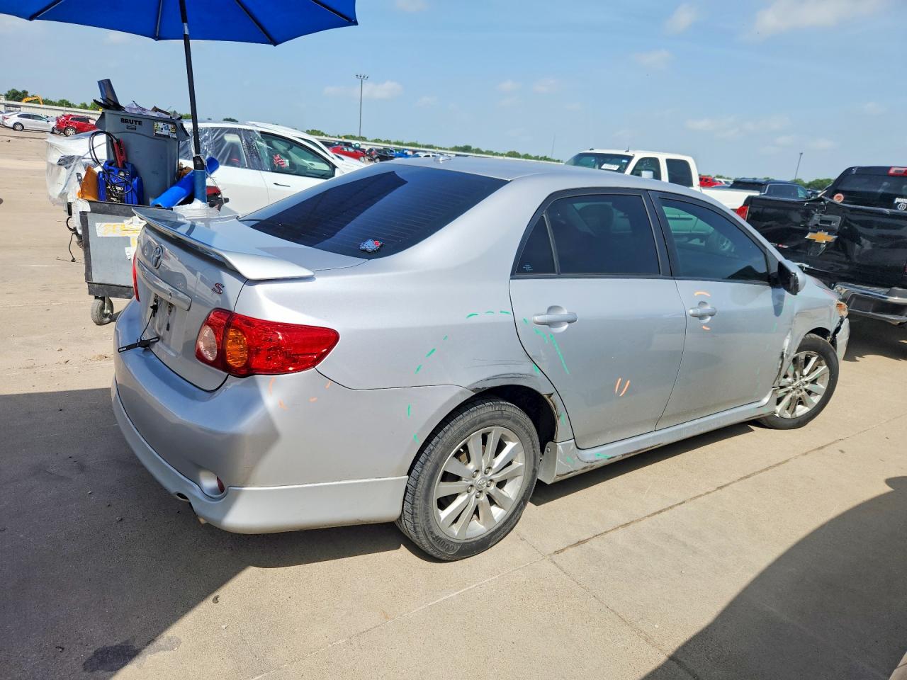 2010 Toyota Corolla S Серый vin: 2T1BU4EE9AC529446