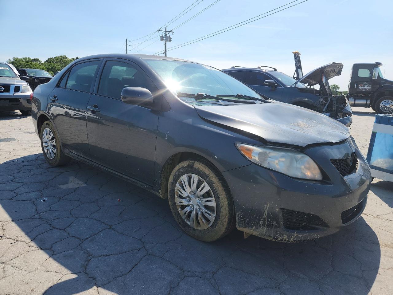2010 Toyota Corolla Le Серый vin: 2T1BU4EE9AC529849