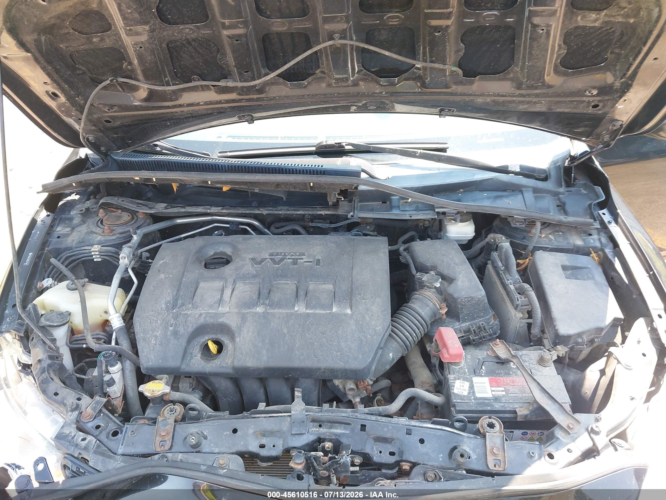 2011 Toyota Corolla S Черный vin: 2T1BU4EE9BC577949