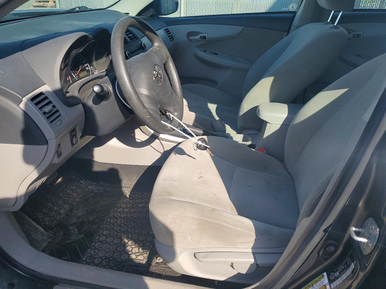 2011 Toyota Corolla Base Gray vin: 2T1BU4EE9BC580141