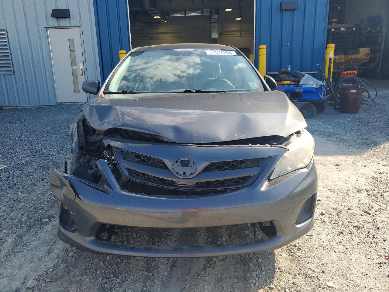 2011 Toyota Corolla Base Gray vin: 2T1BU4EE9BC580141