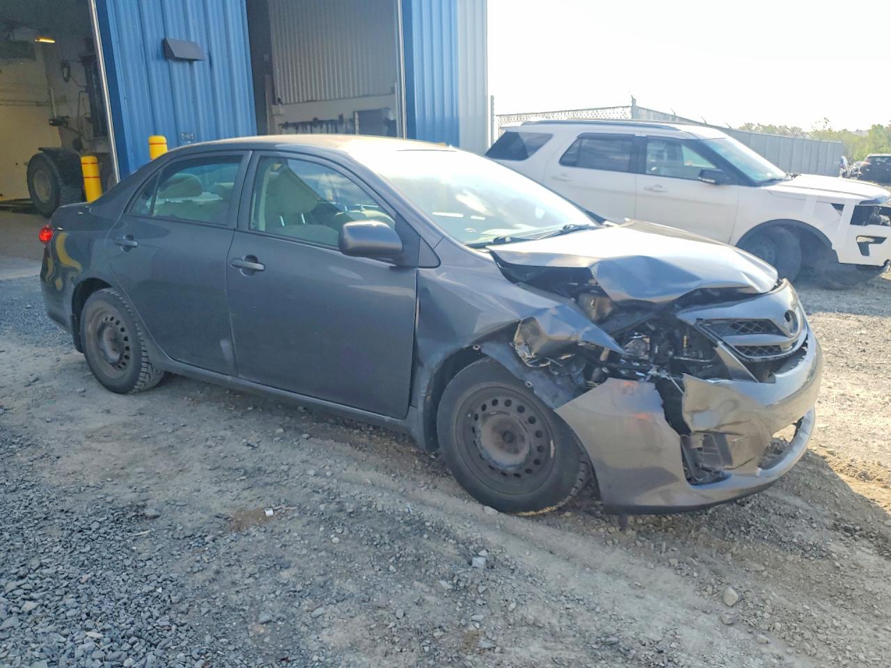 2011 Toyota Corolla Base Gray vin: 2T1BU4EE9BC580141