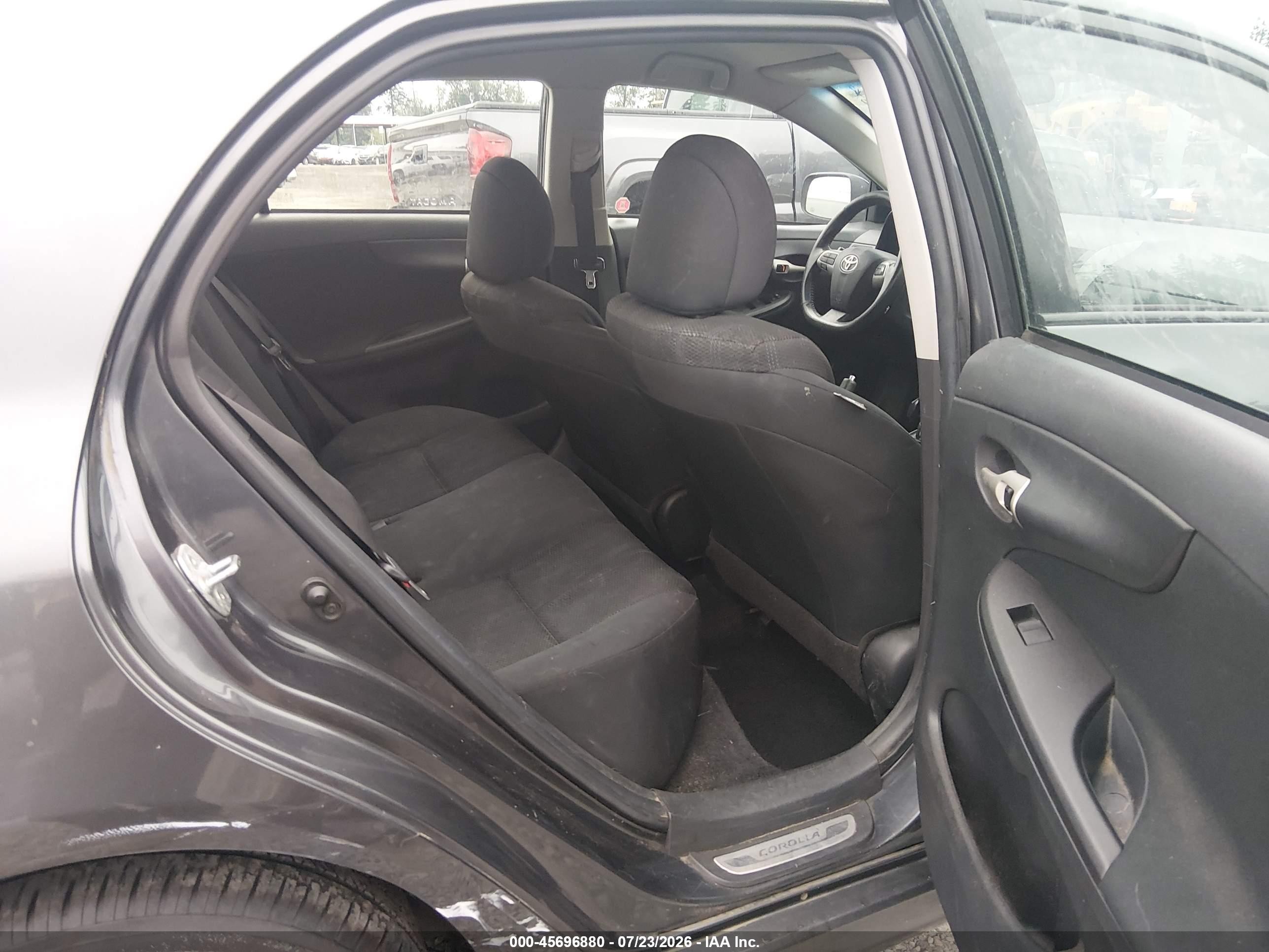 2011 Toyota Corolla S Gray vin: 2T1BU4EE9BC582908