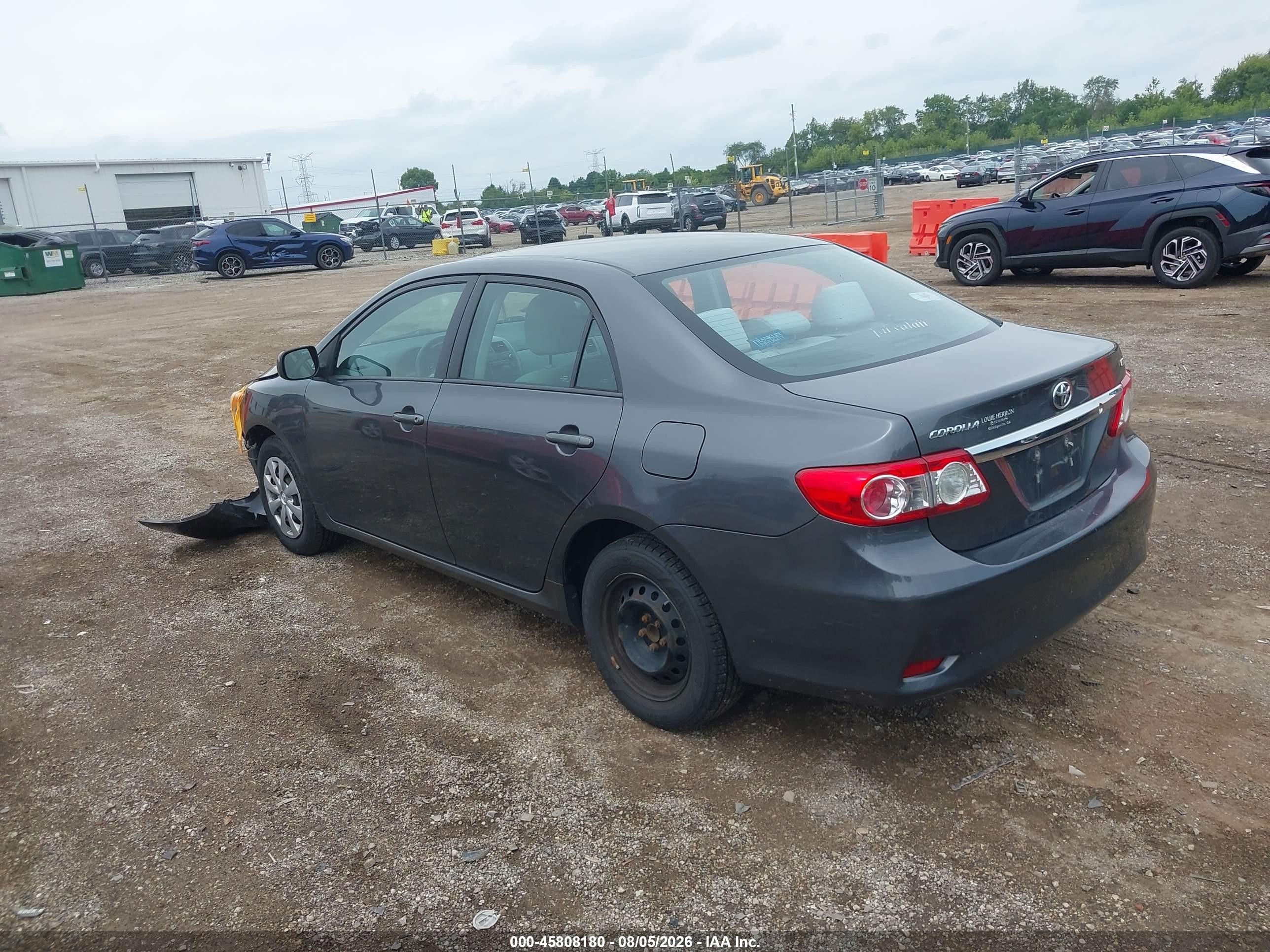 2011 Toyota Corolla Le Gray vin: 2T1BU4EE9BC593830