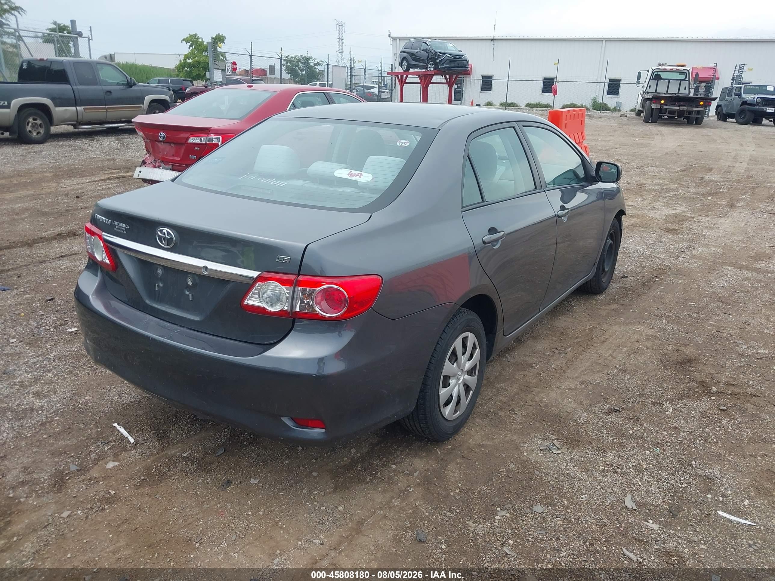 2011 Toyota Corolla Le Gray vin: 2T1BU4EE9BC593830