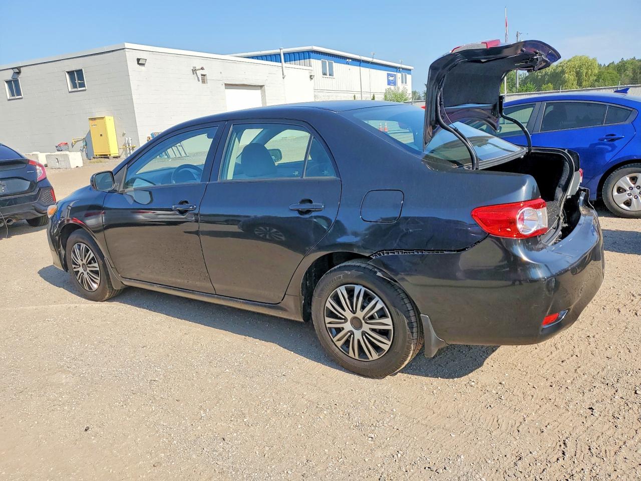 2011 Toyota Corolla Base Black vin: 2T1BU4EE9BC601473