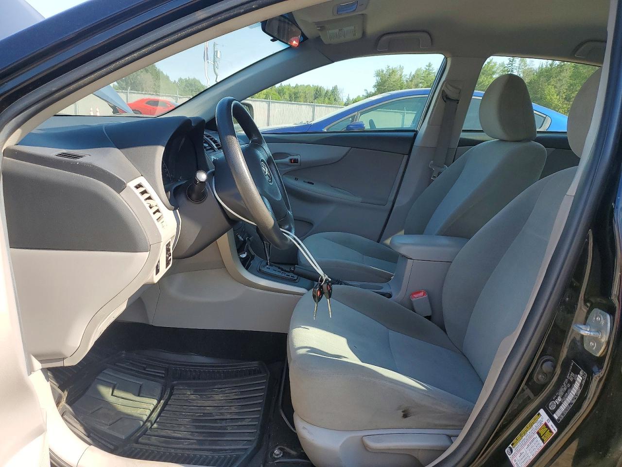 2011 Toyota Corolla Base Black vin: 2T1BU4EE9BC601473