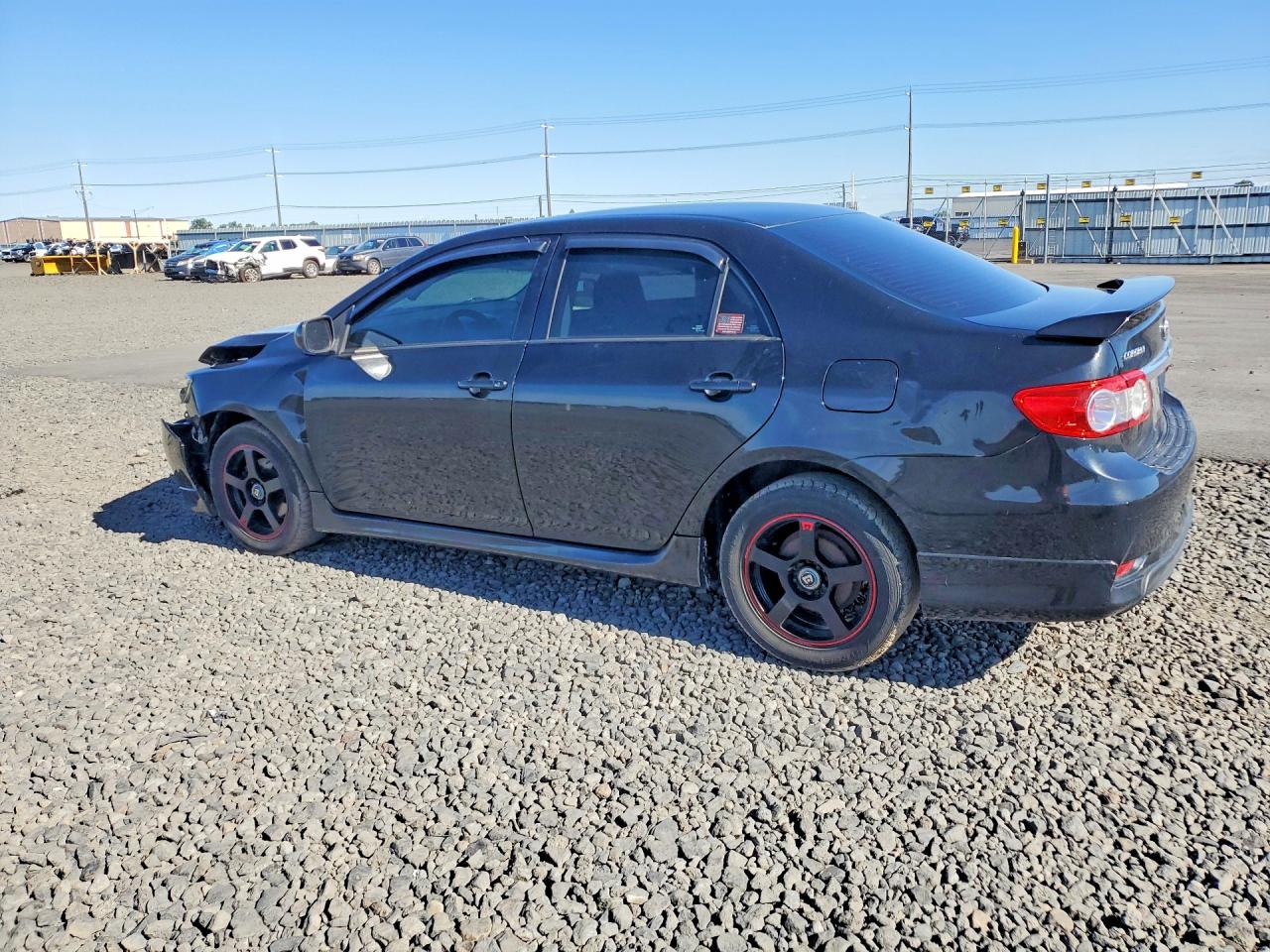 2011 Toyota Corolla S Black vin: 2T1BU4EE9BC613073